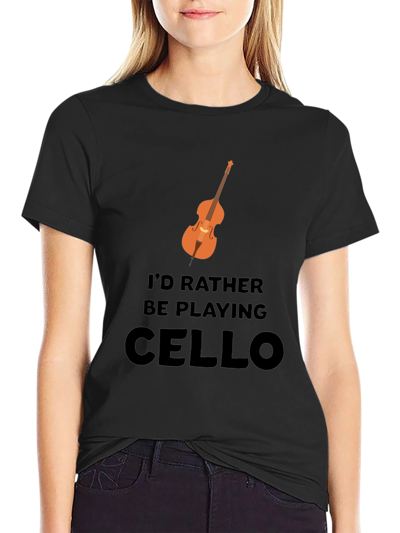 Cello Player T-Shirt - Music Lover Tee