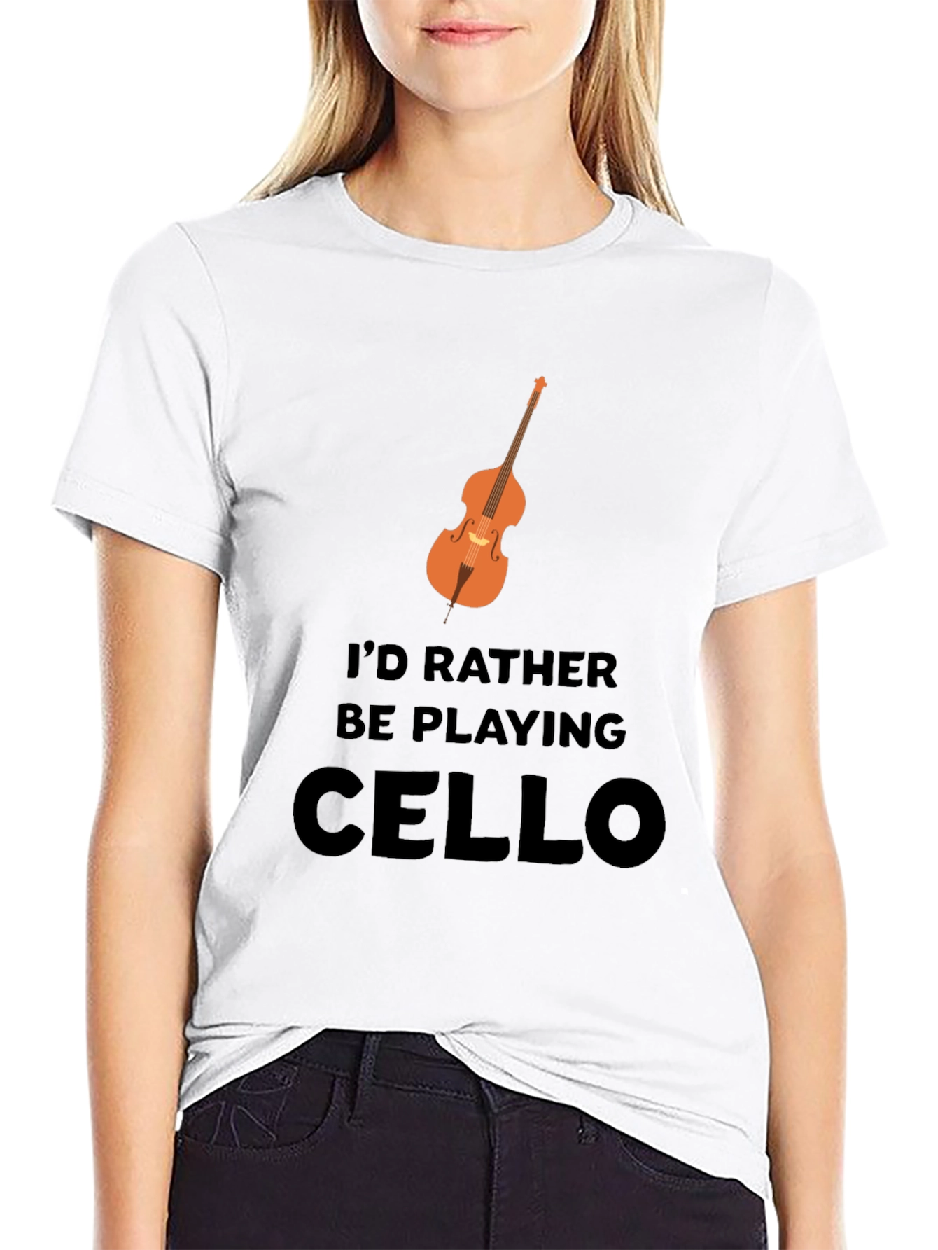 Cello Player T-Shirt - Music Lover Tee