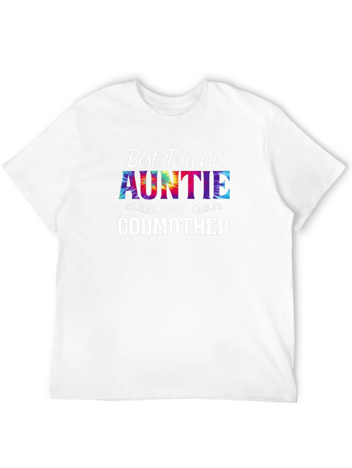 Best Freakin Auntie and Godmother Black T-Shirt