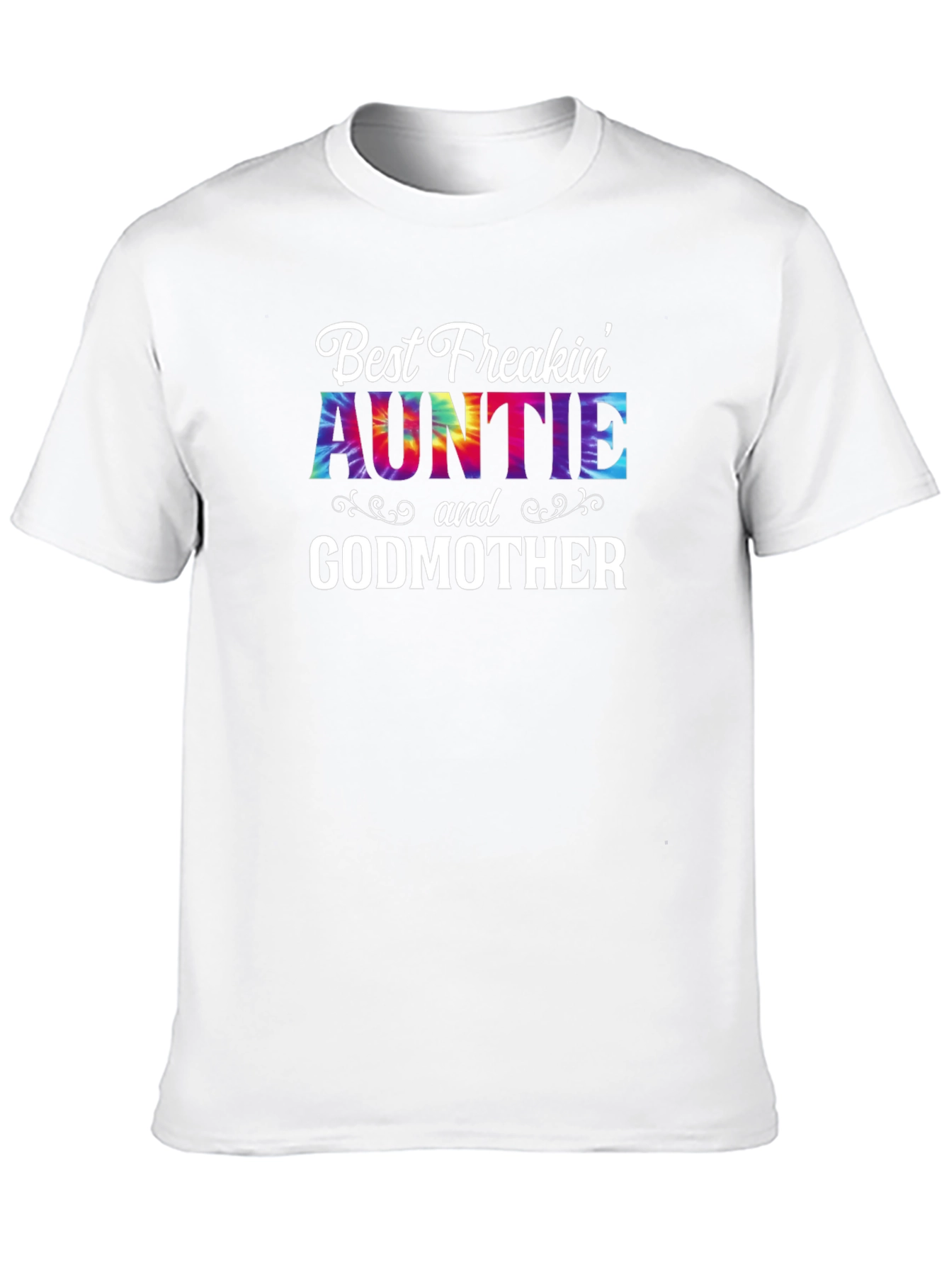 Best Freakin Auntie and Godmother Black T-Shirt
