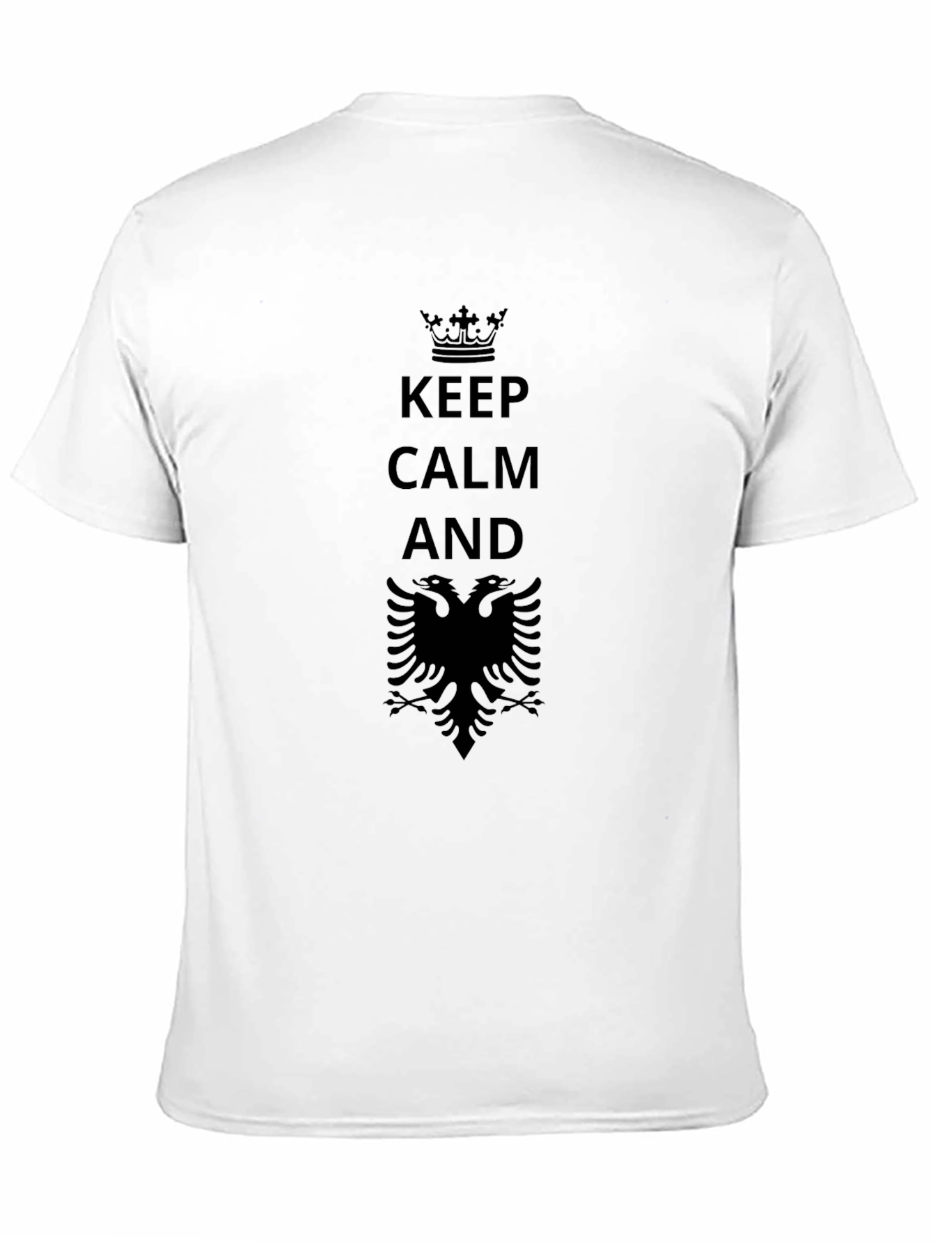 Keep Calm Albania Eagle Graphic T-Shirt