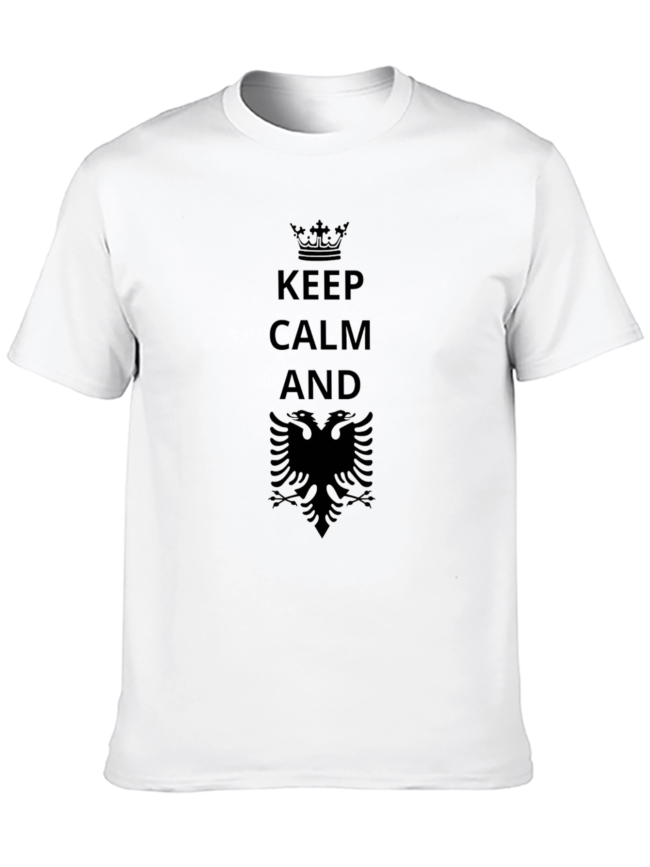 Keep Calm Albania Eagle Graphic T-Shirt