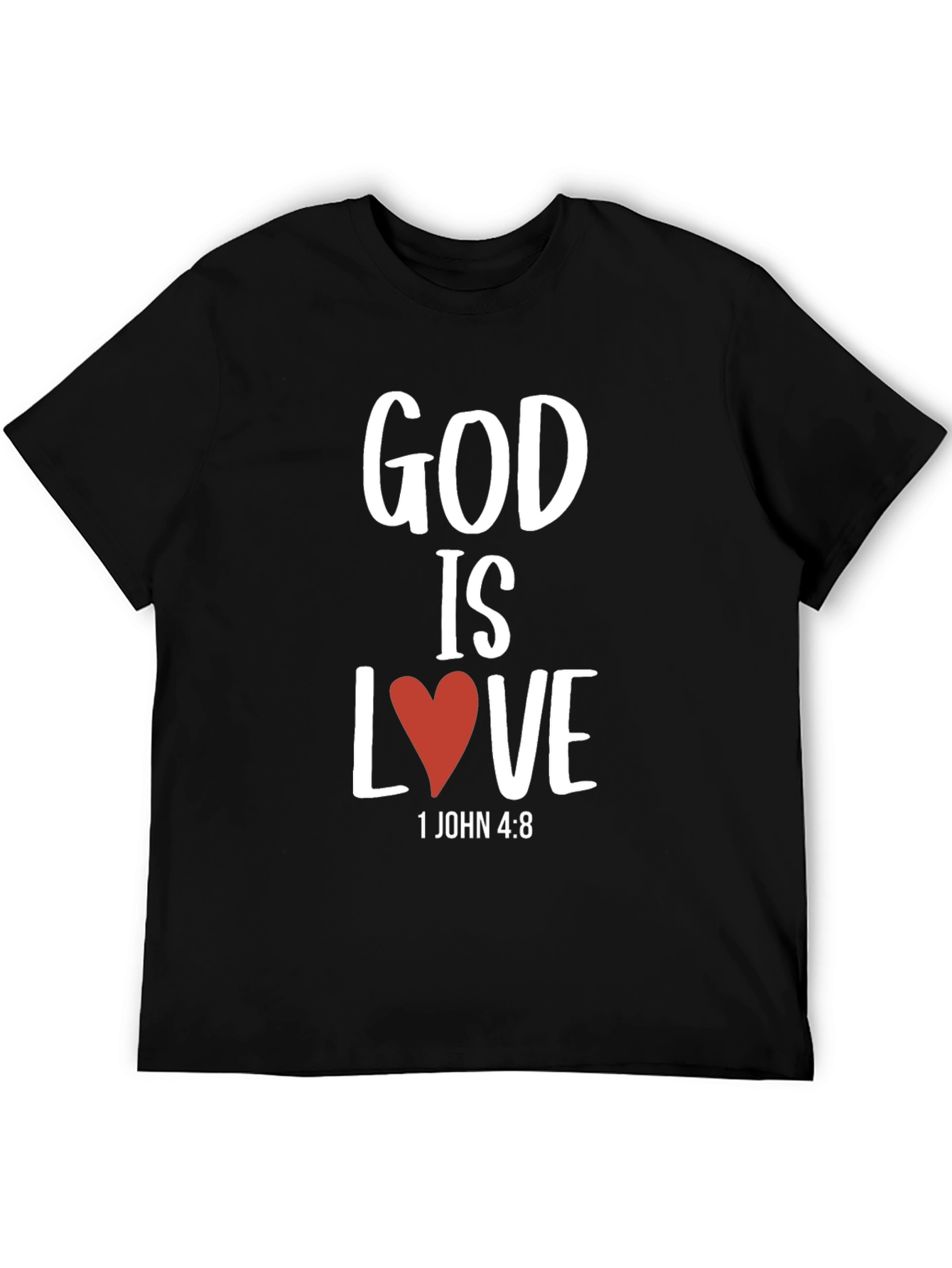 God is Love T-Shirt Christian Verse Graphic Tee