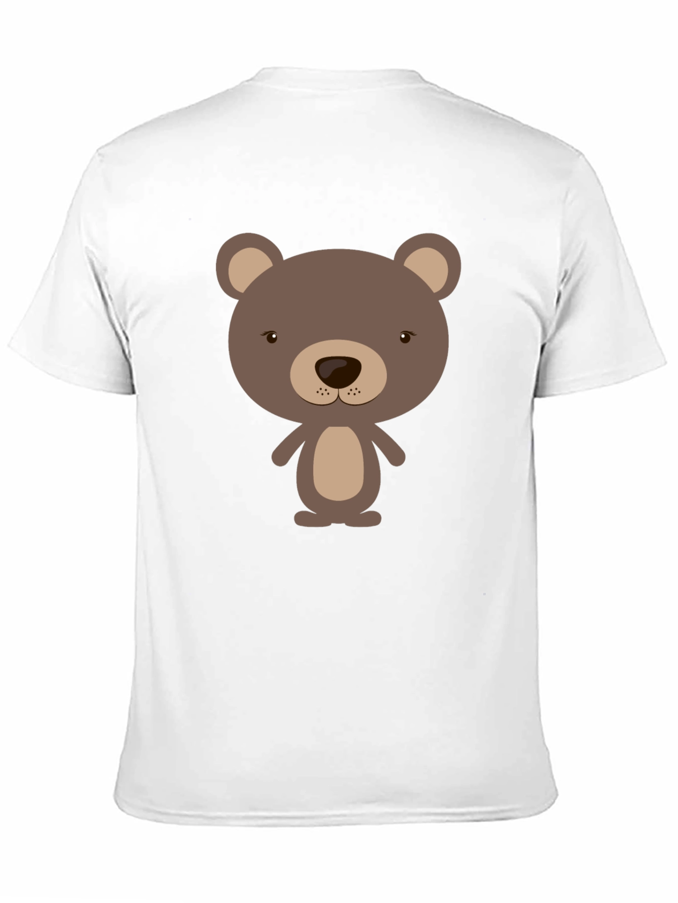 Cute Bear Graphic Tee - Soft Cotton Blend
