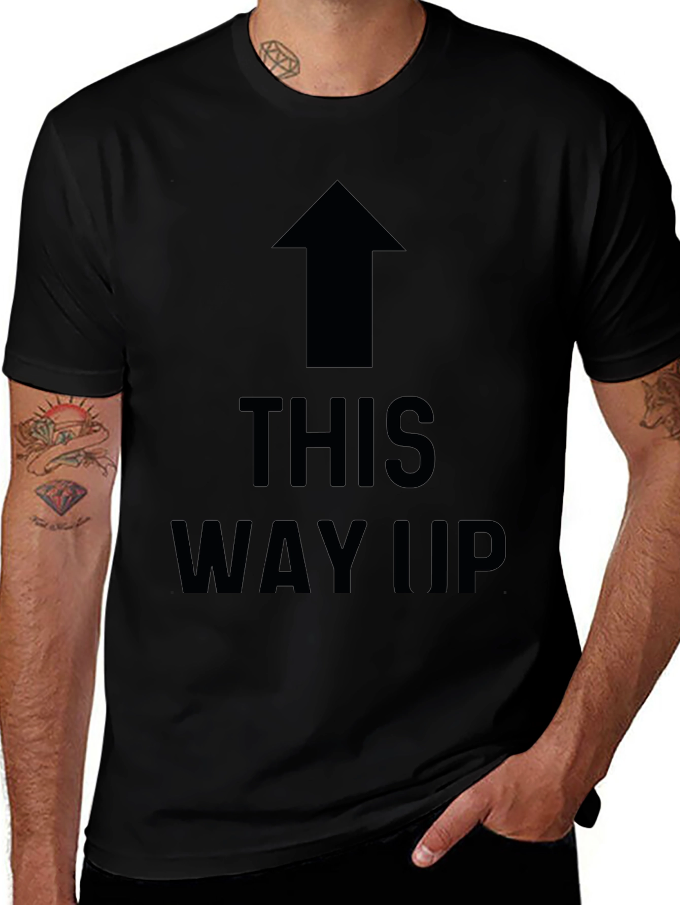 This Way Up Funny T-Shirt