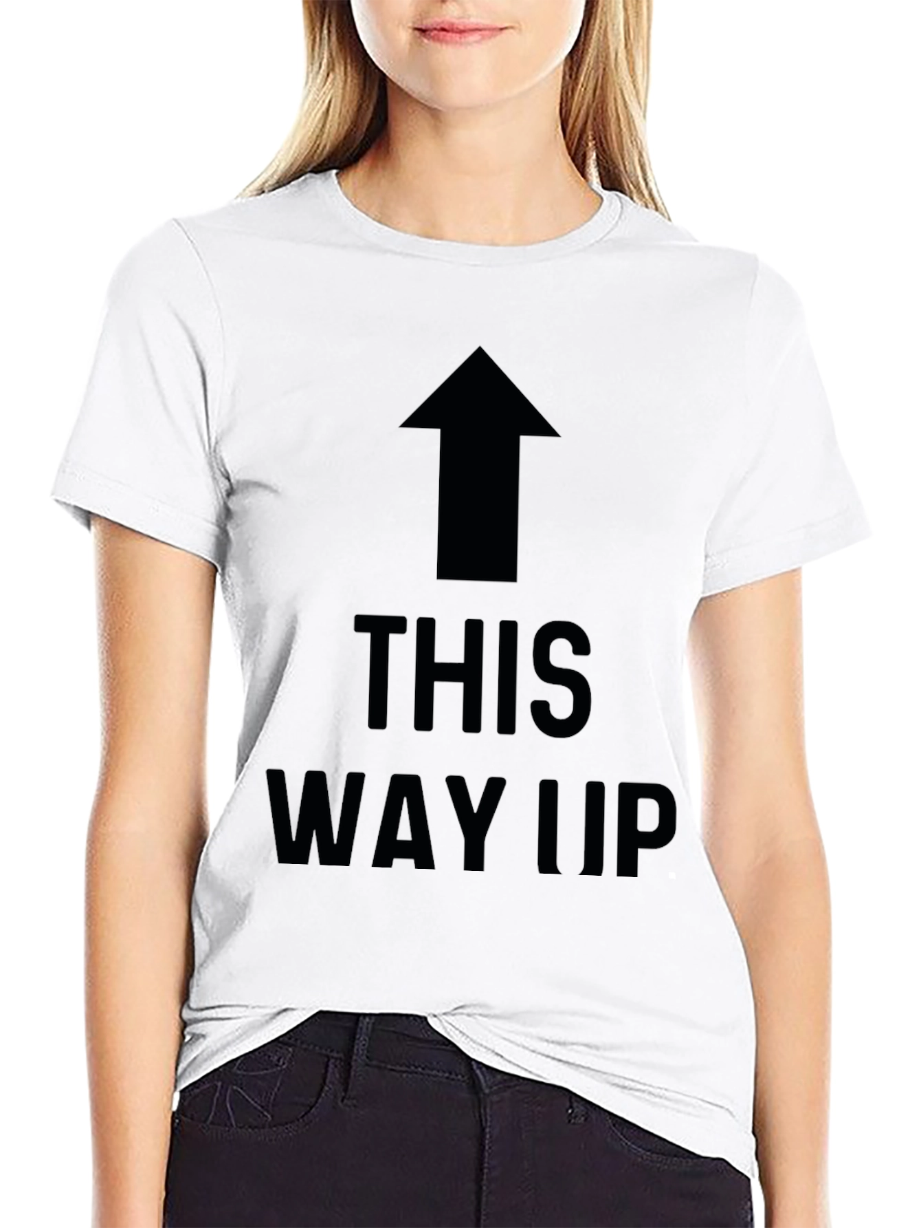 This Way Up Funny T-Shirt