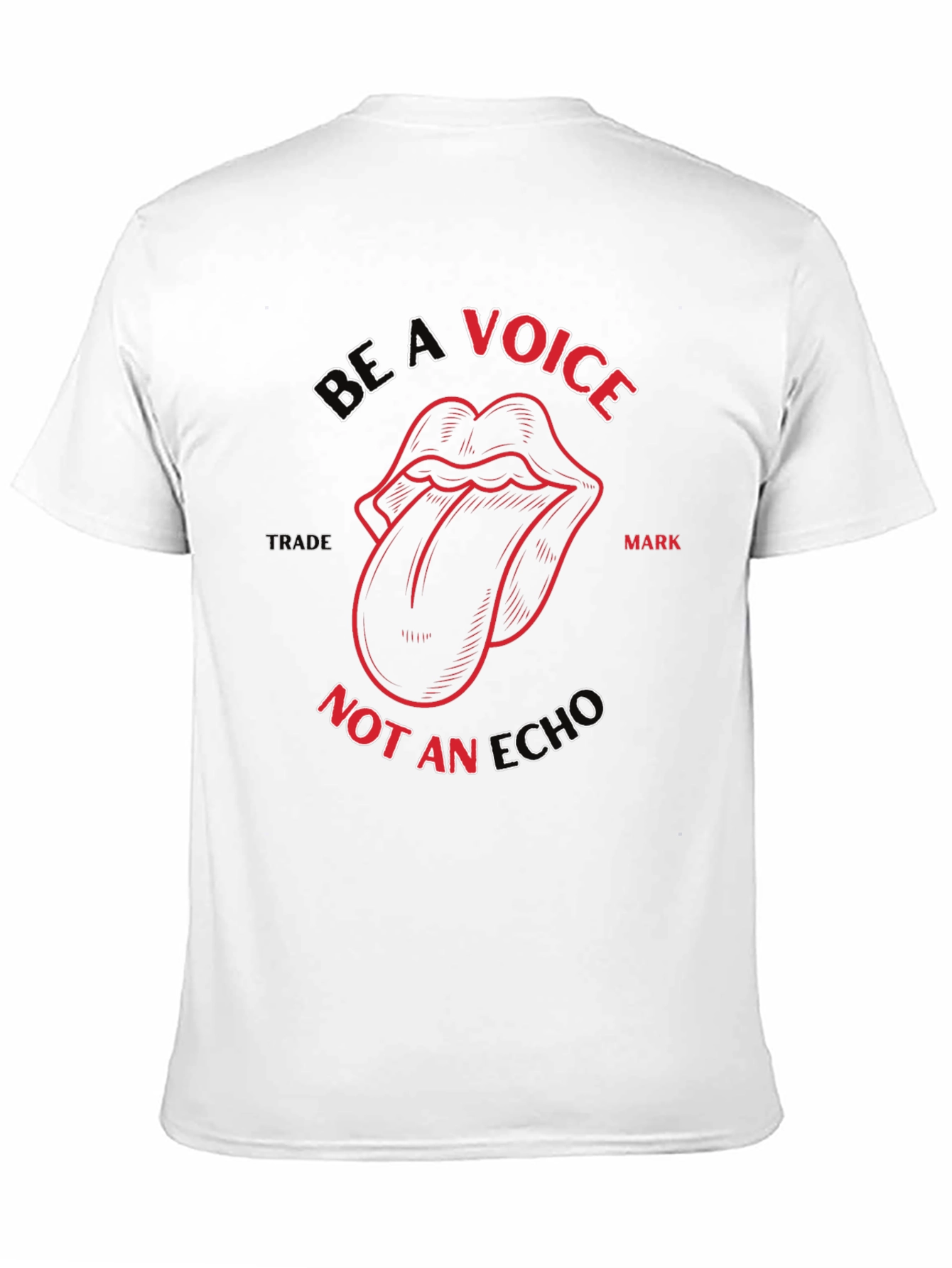 Be a Voice Graphic T-Shirt - Stylish Black Tee