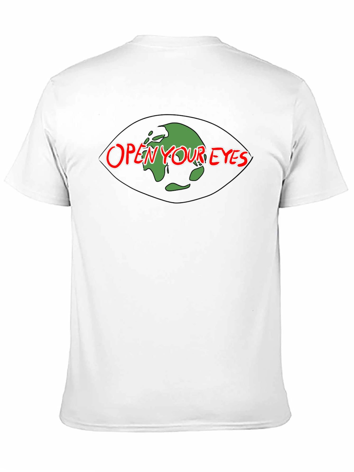 Open Your Eyes Graphic T-Shirt - Black Cotton Tee