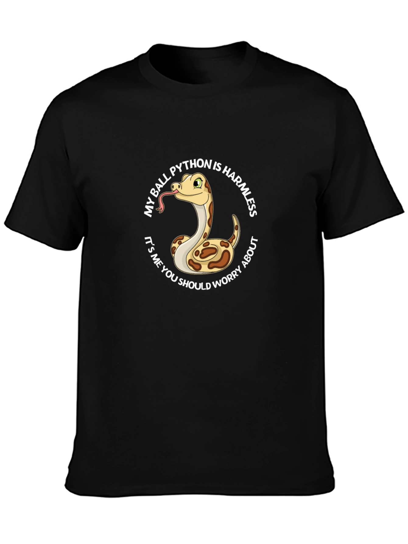 Ball Python Funny Graphic T-Shirt