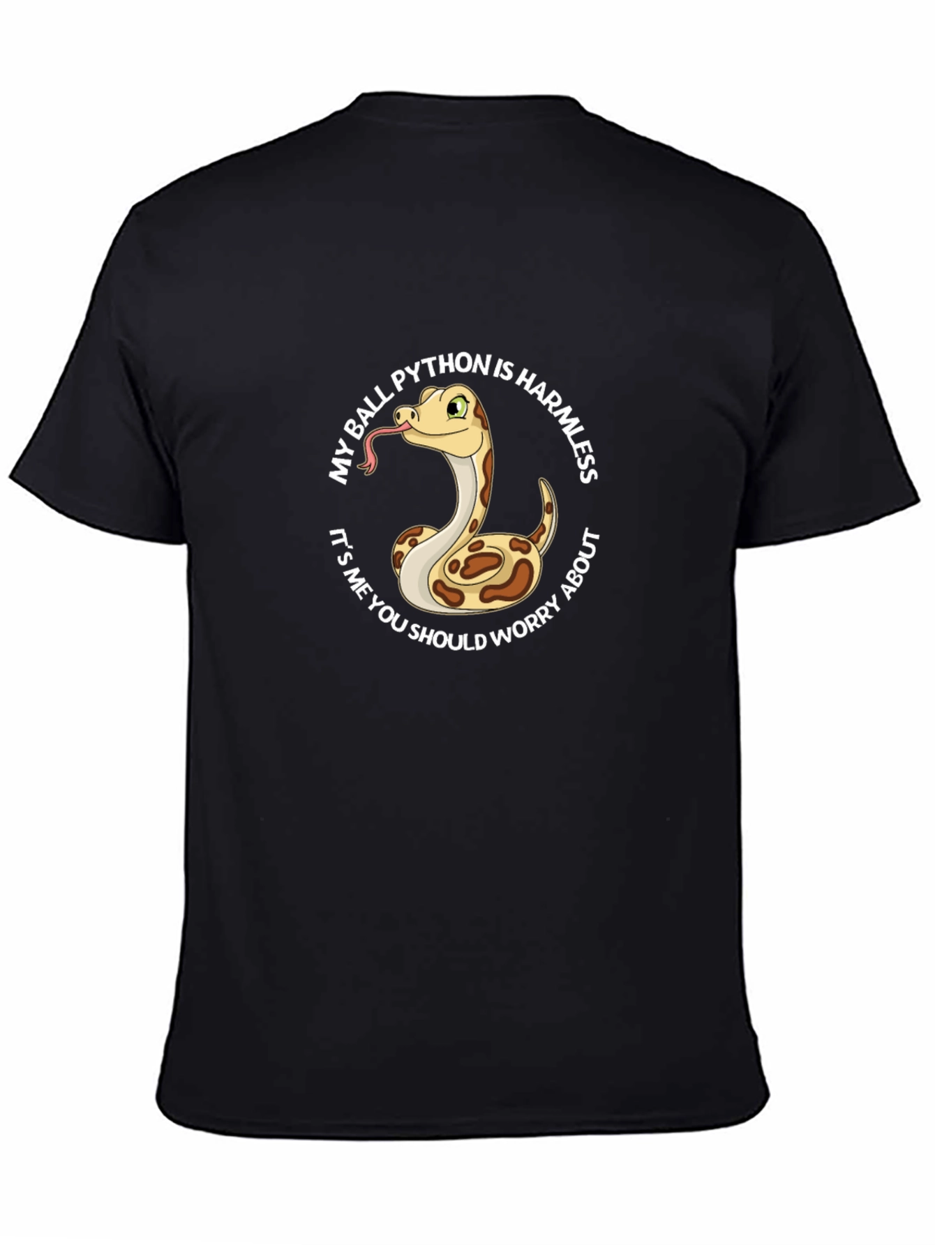Ball Python Funny Graphic T-Shirt