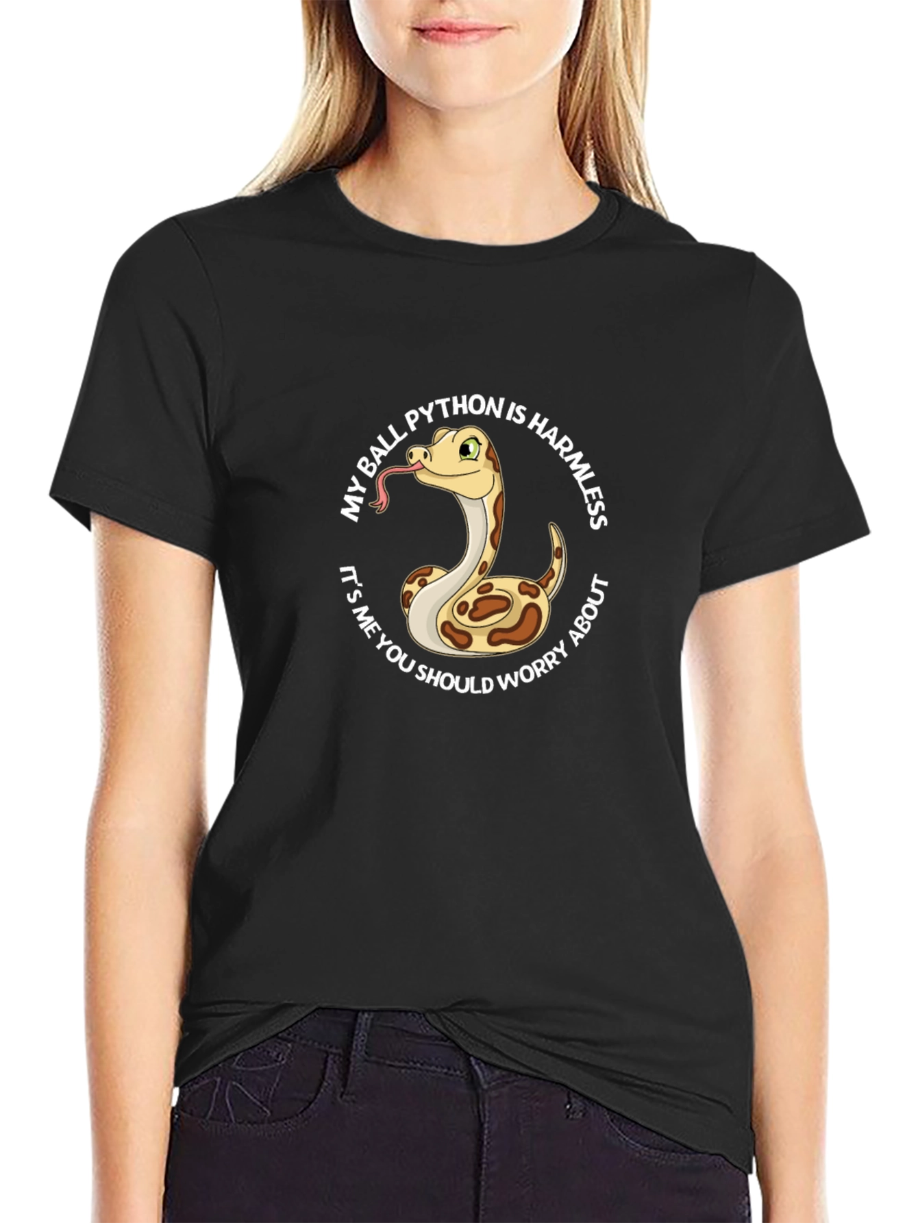 Ball Python Funny Graphic T-Shirt