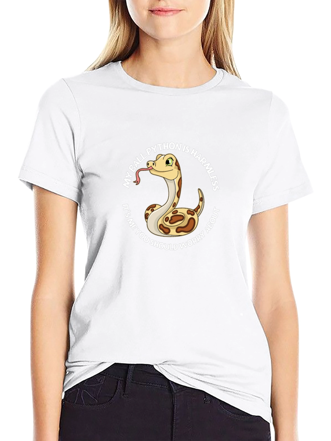 Ball Python Funny Graphic T-Shirt