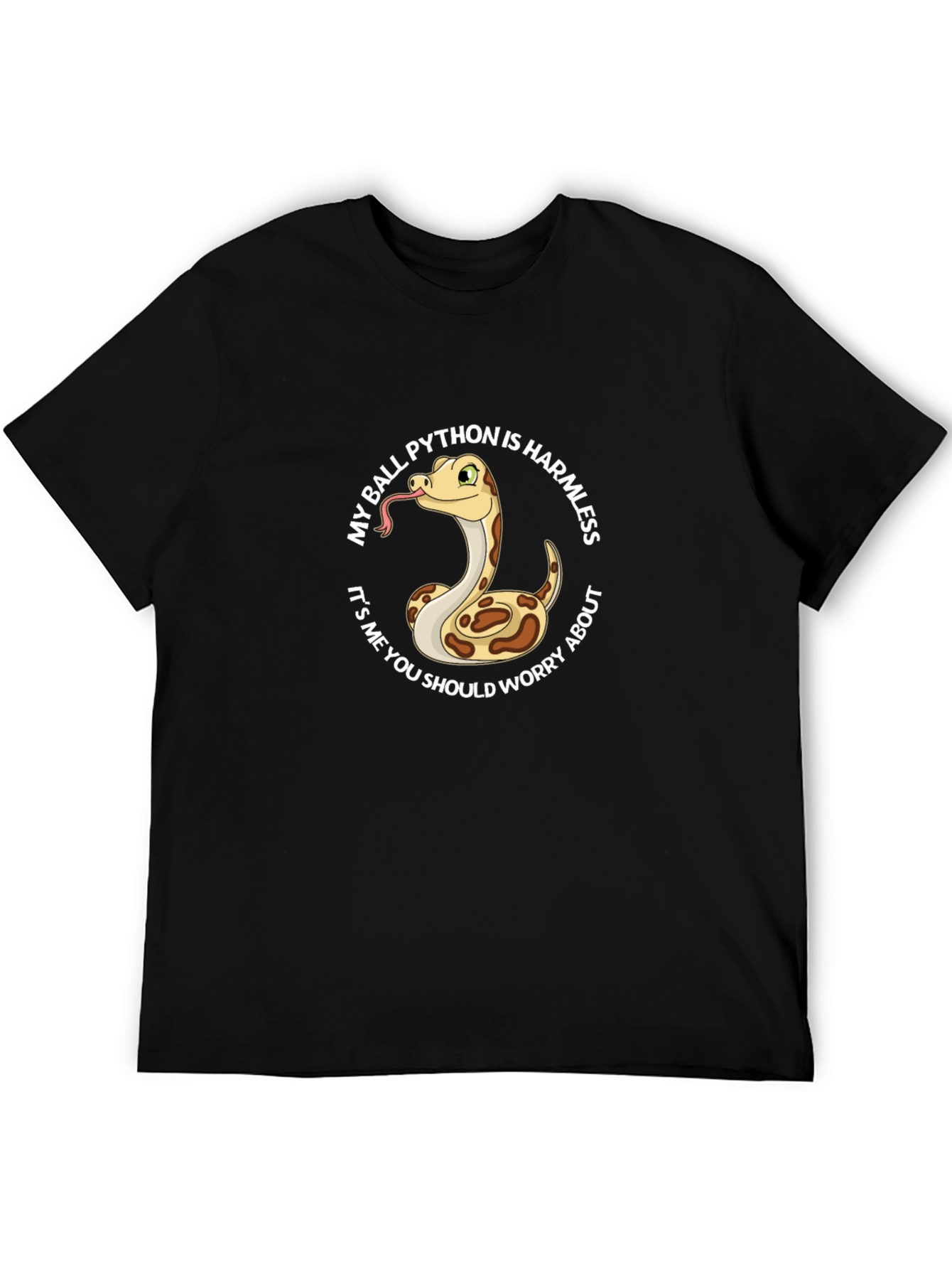Ball Python Funny Graphic T-Shirt
