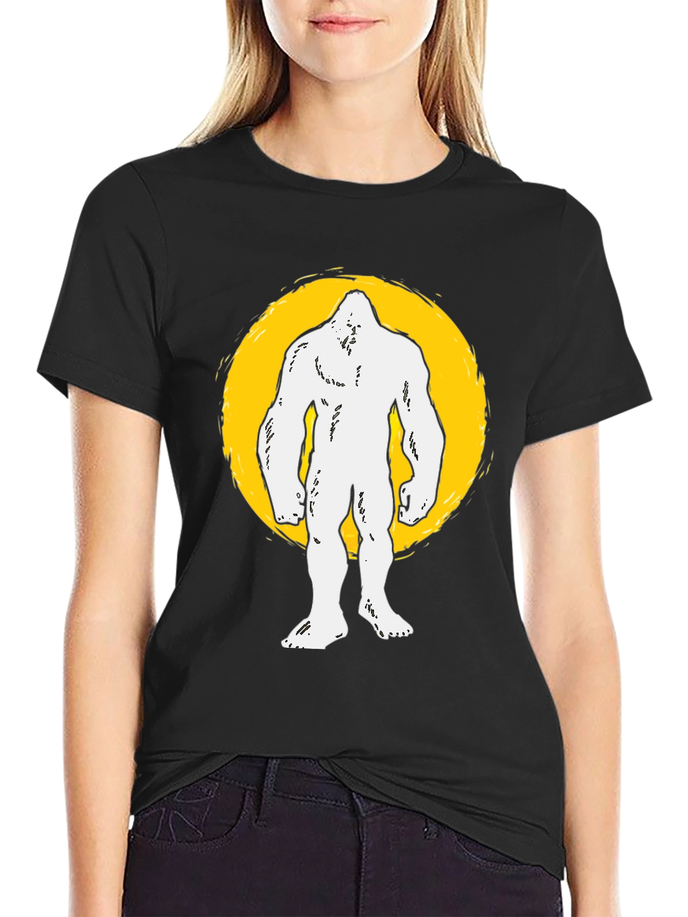 Bigfoot Graphic T-Shirt - Black