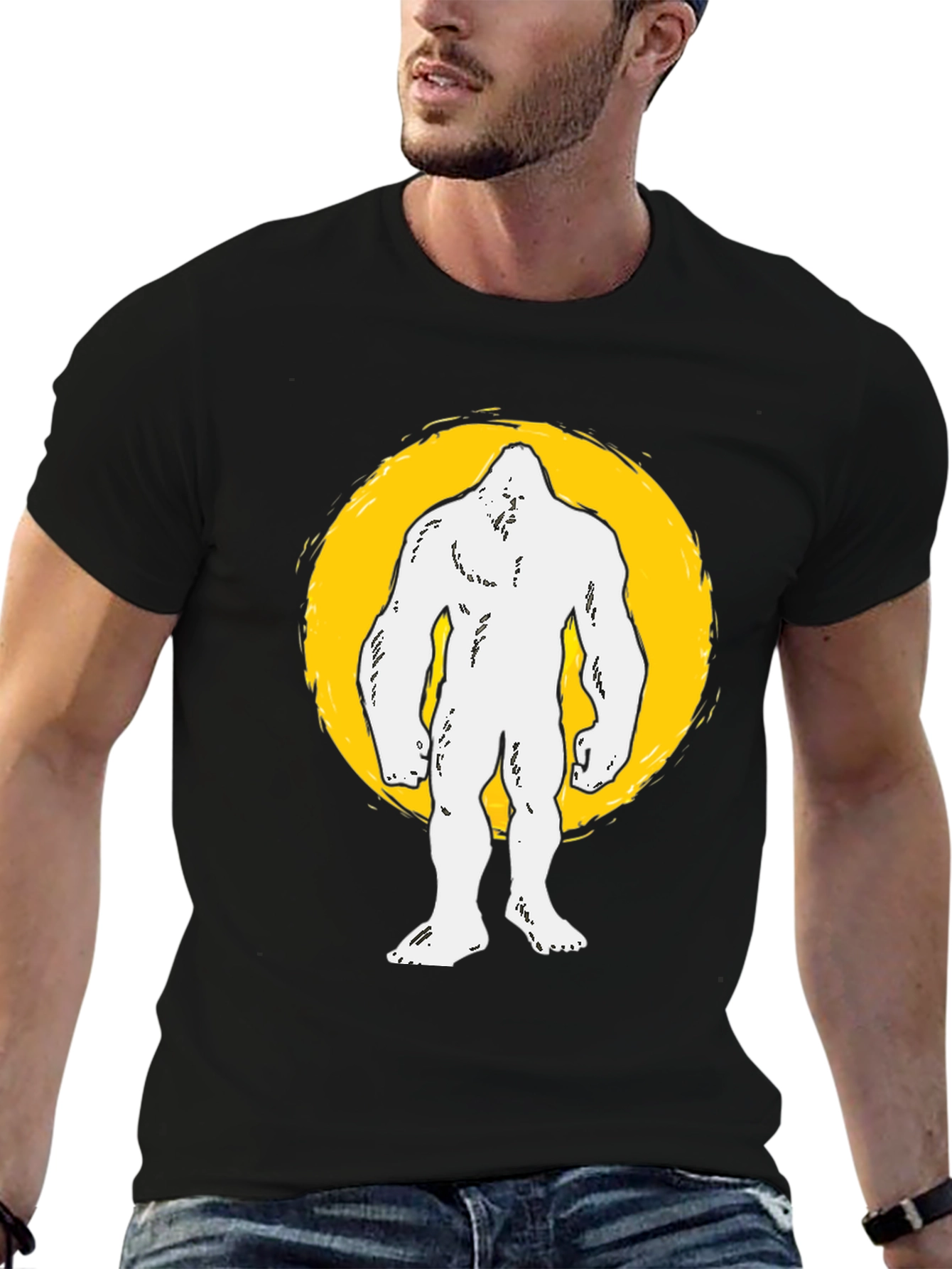 Bigfoot Graphic T-Shirt - Black