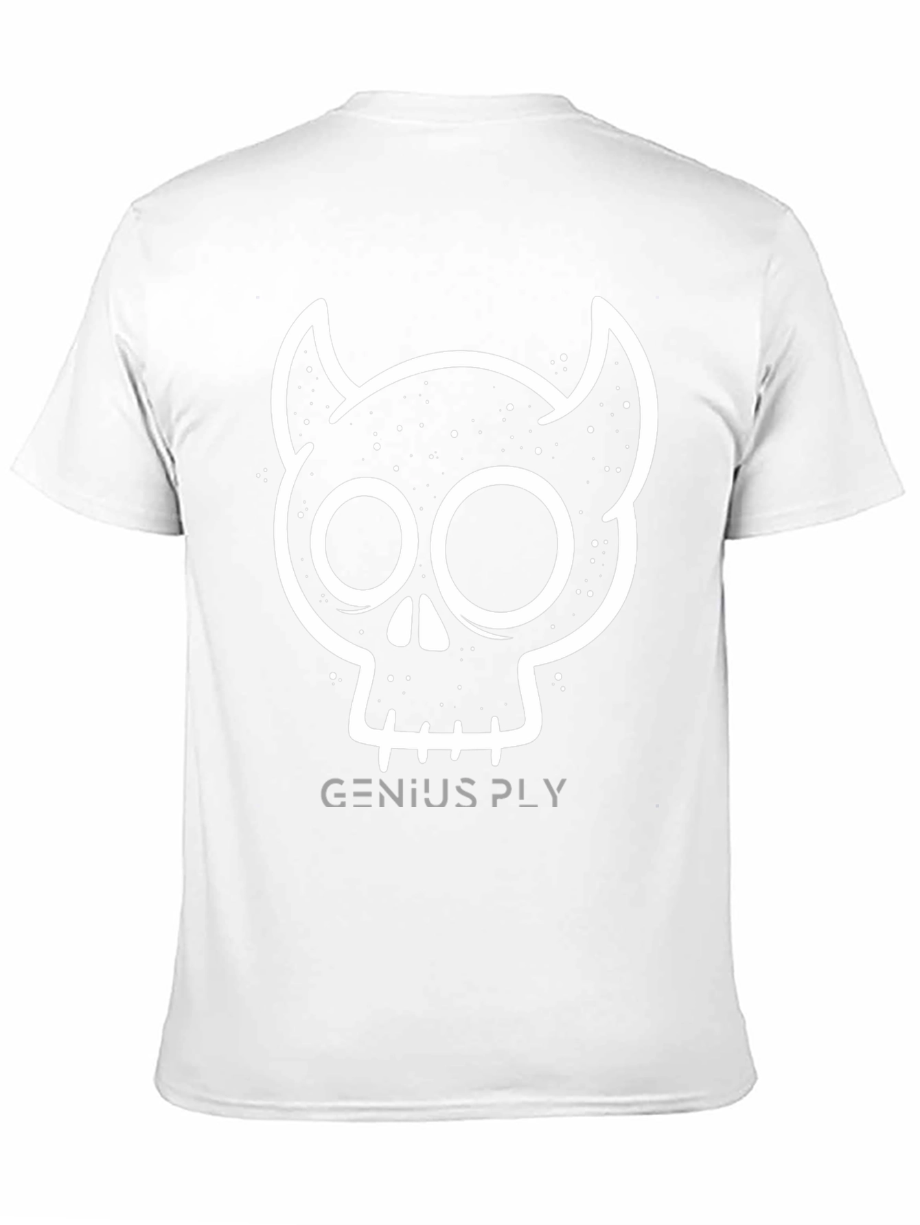Devil Skull Graphic Tee - Genius Ply Black T-Shirt