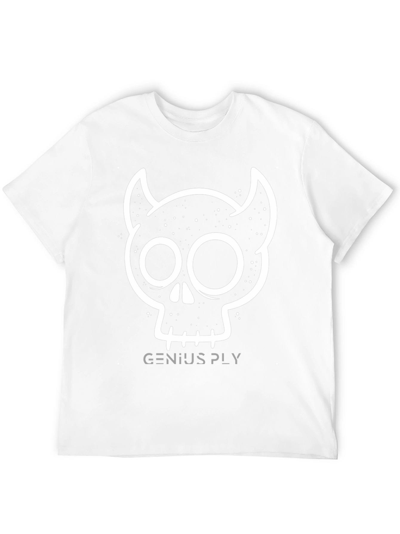 Devil Skull Graphic Tee - Genius Ply Black T-Shirt