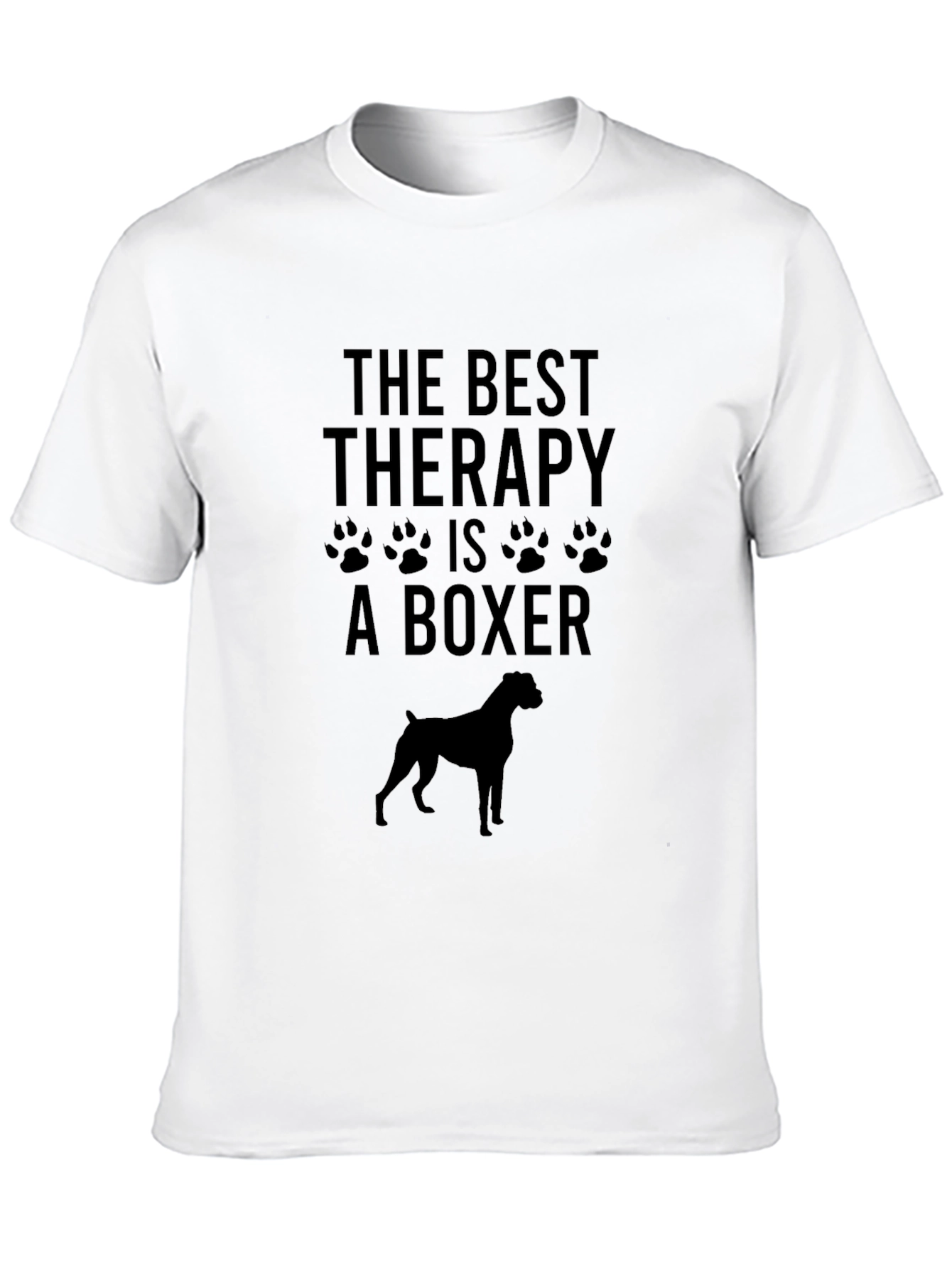 Best Therapy is a Boxer Dog T-Shirt