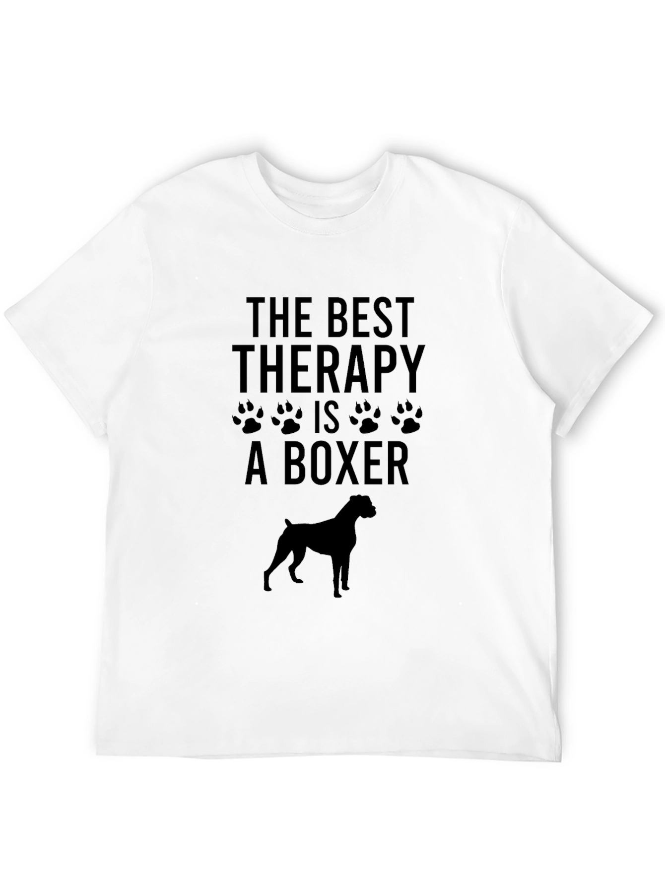 Best Therapy is a Boxer Dog T-Shirt