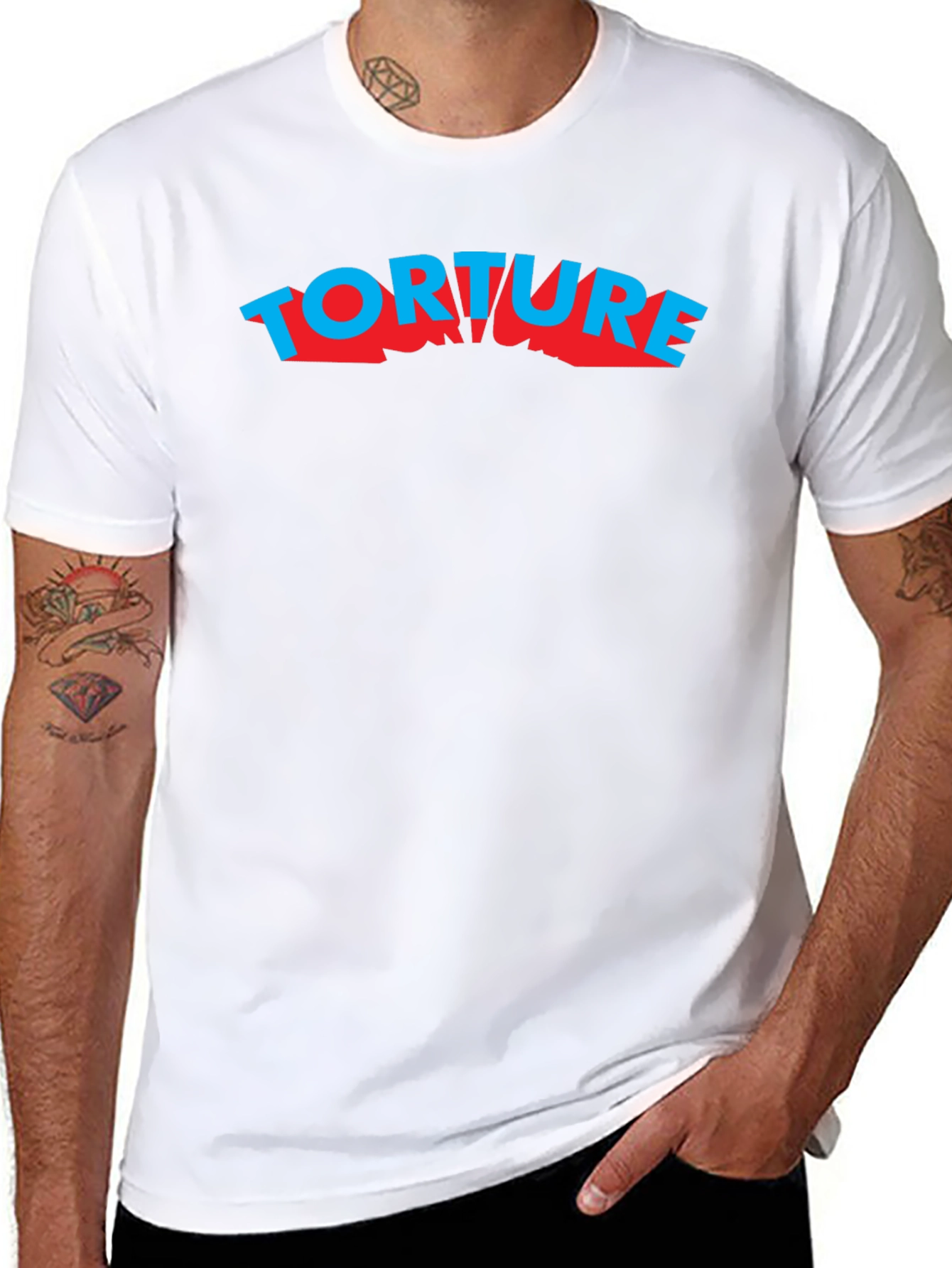Torture Graphic Tee - Bold Statement T-Shirt