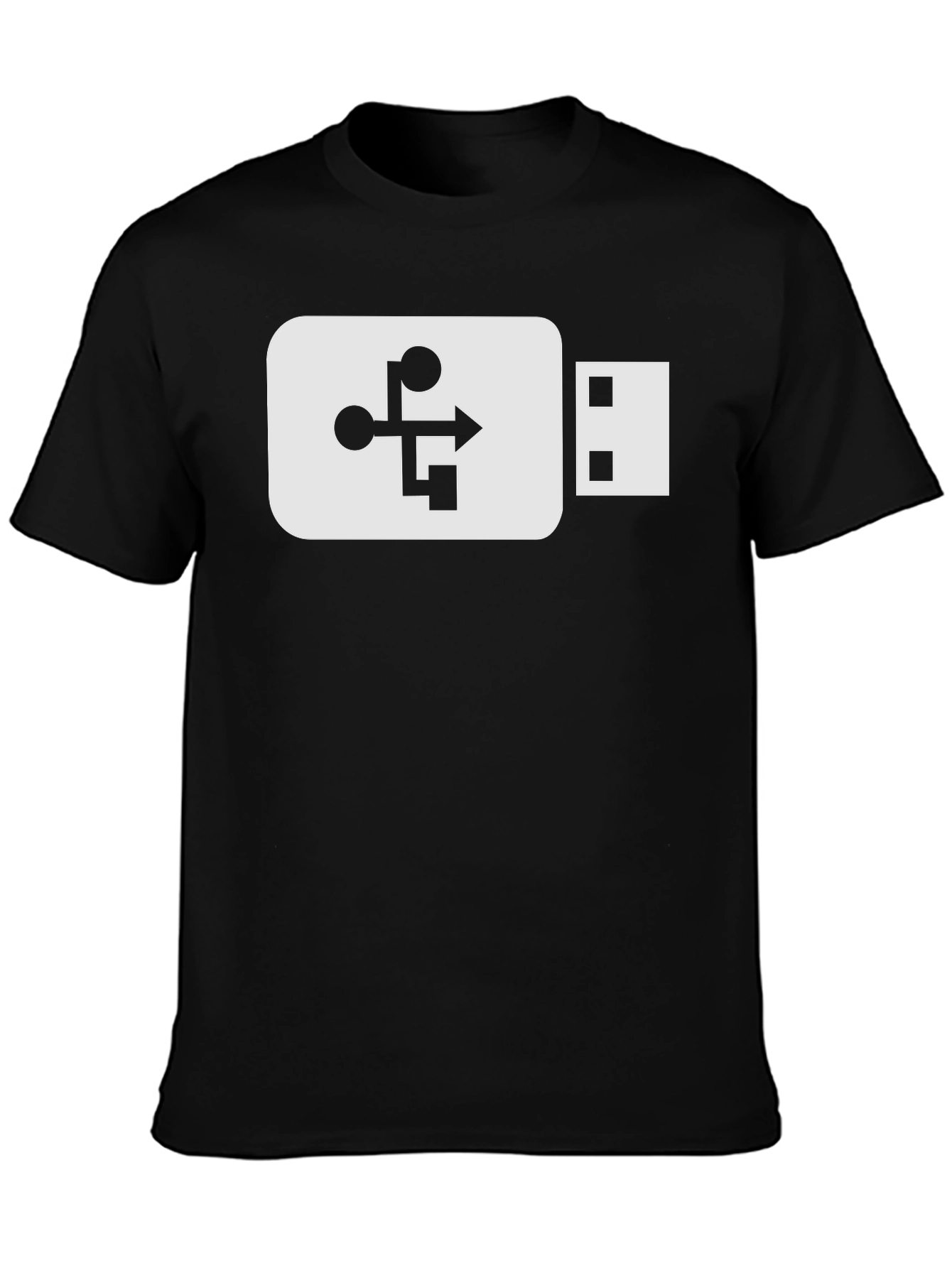 USB Drive T-Shirt - Data Transfer Design
