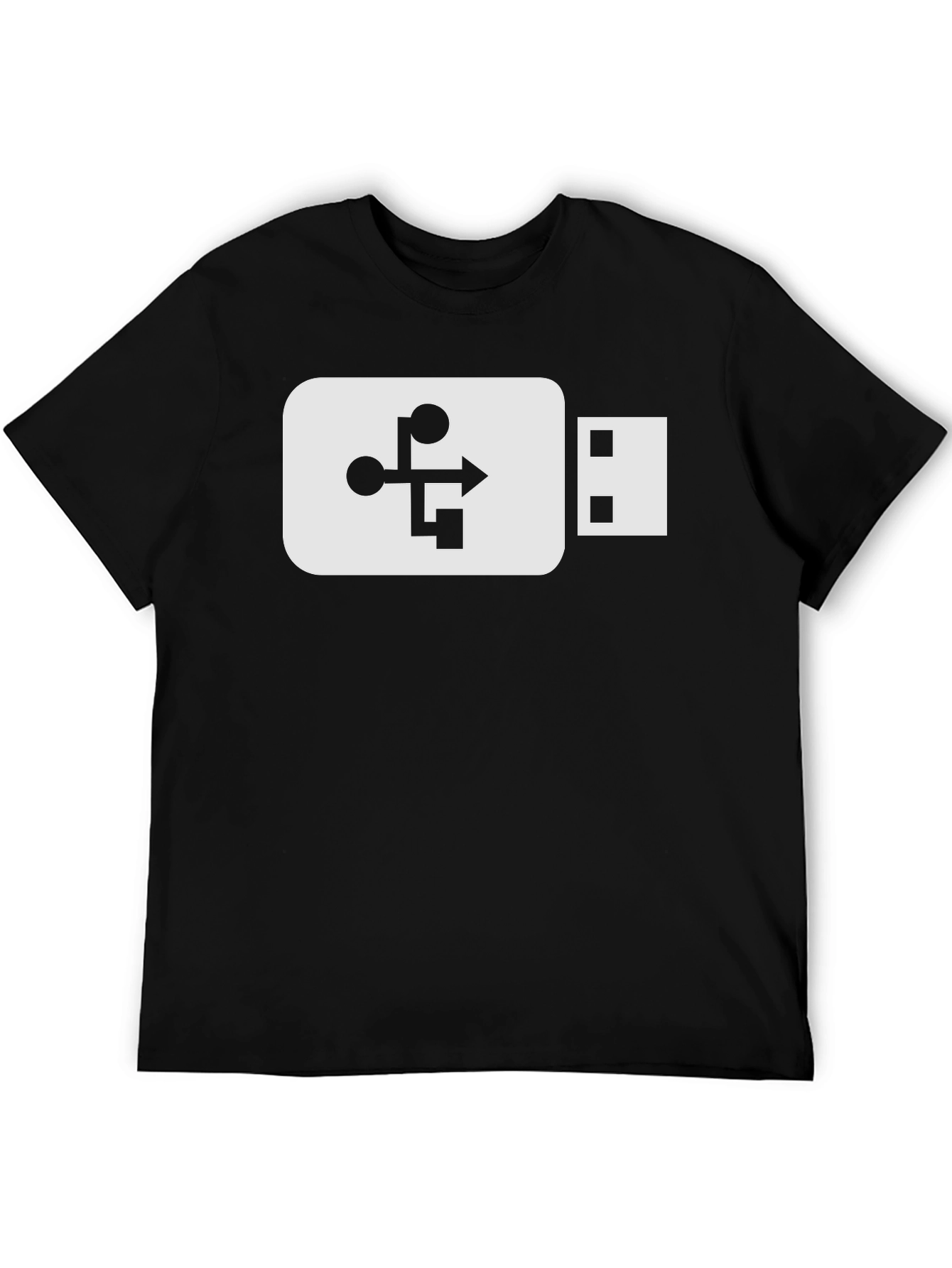 USB Drive T-Shirt - Data Transfer Design