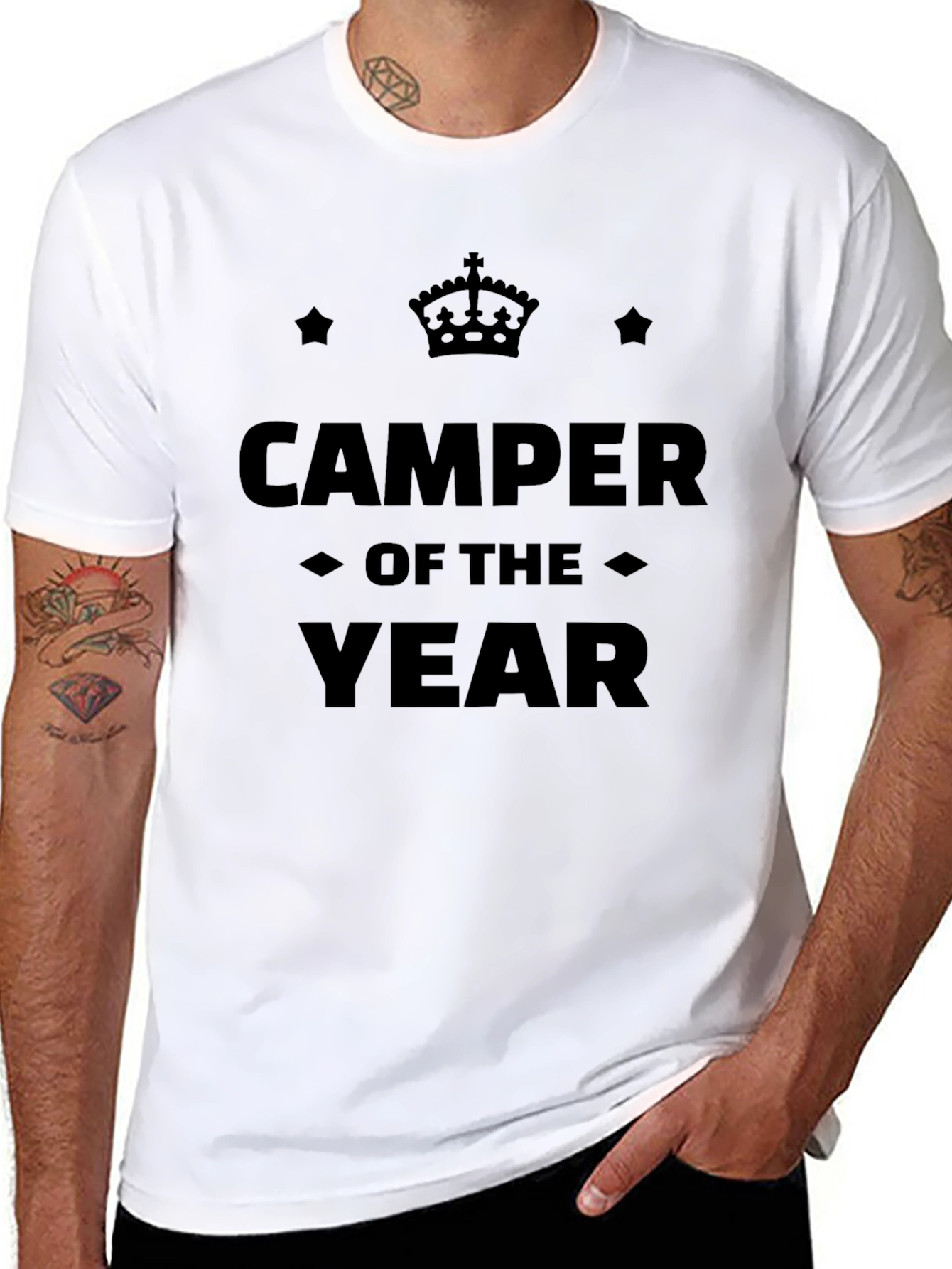 Camper of The Year Black T-Shirt