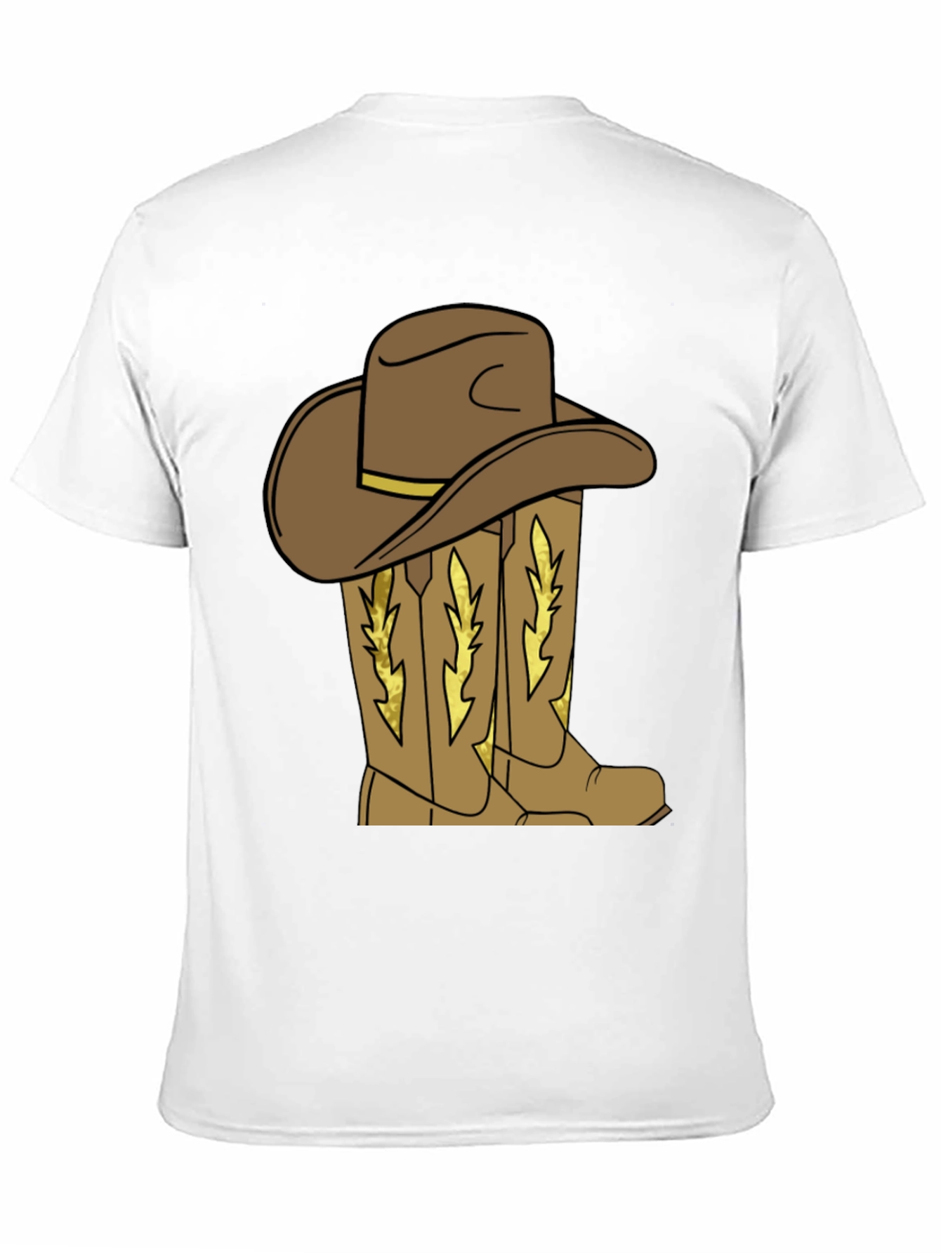 Cowboy Hat and Boots Graphic T-Shirt