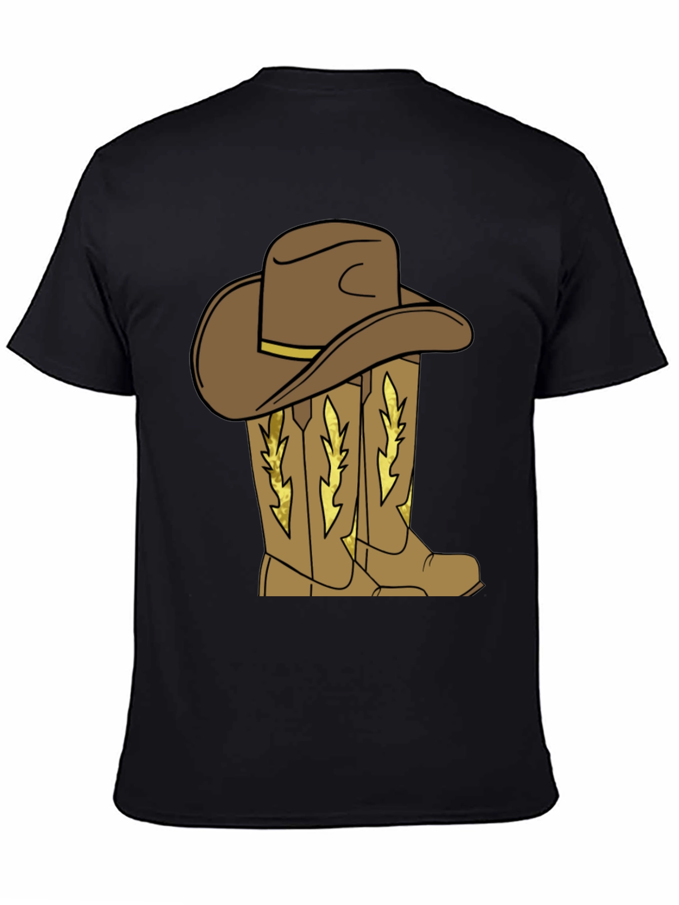 Cowboy Hat and Boots Graphic T-Shirt