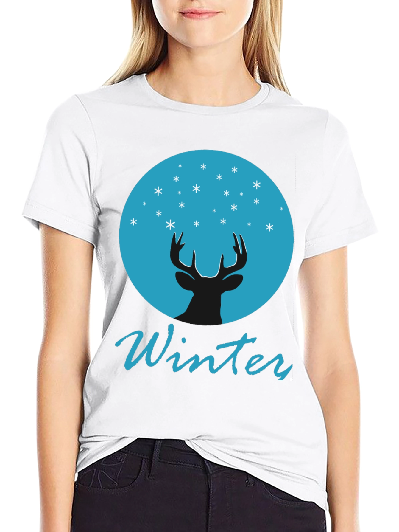 Winter Deer Graphic Tee
