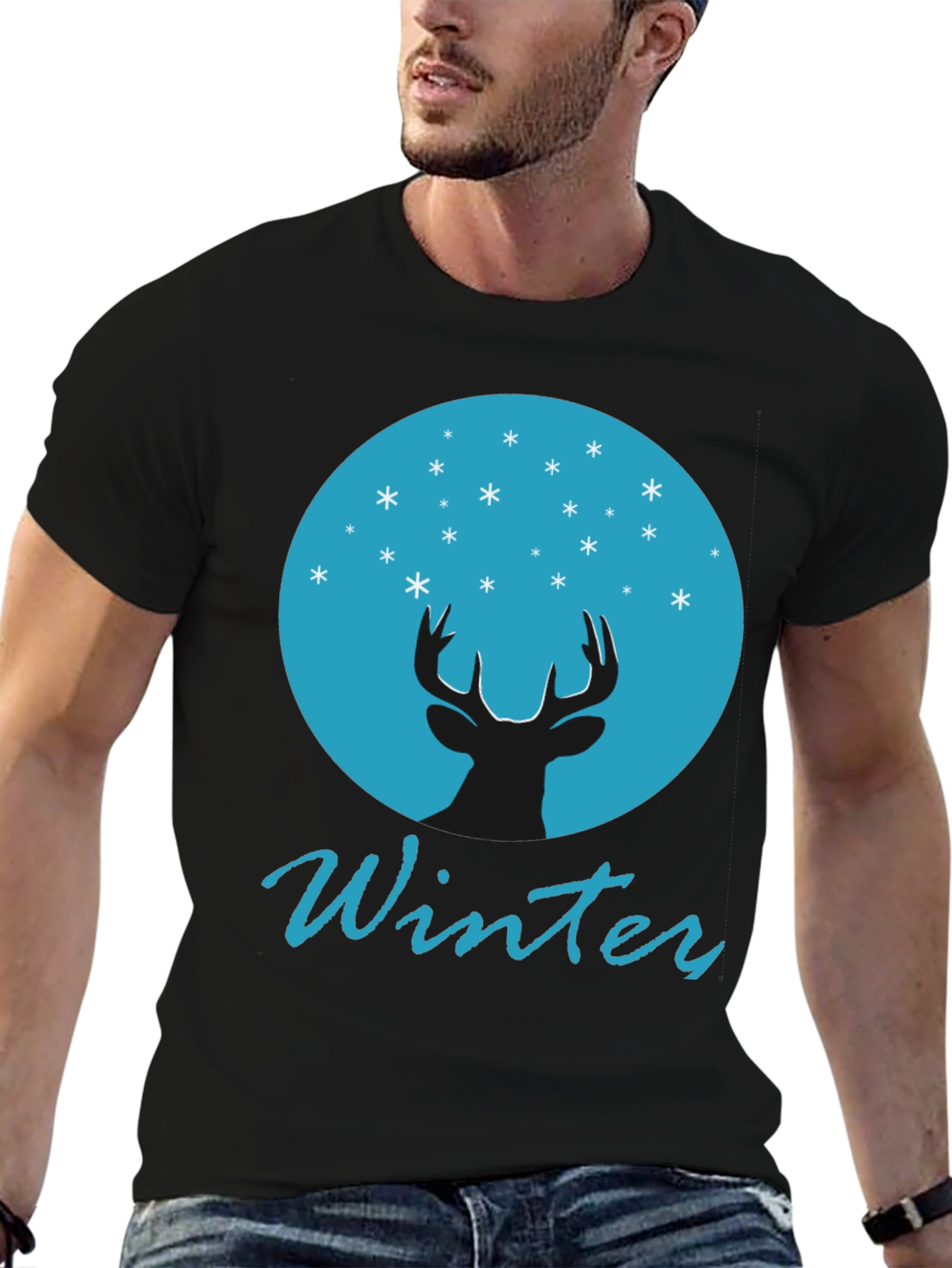 Winter Deer Graphic Tee