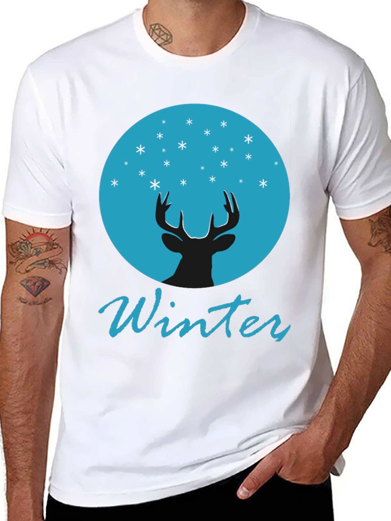 Winter Deer Graphic Tee