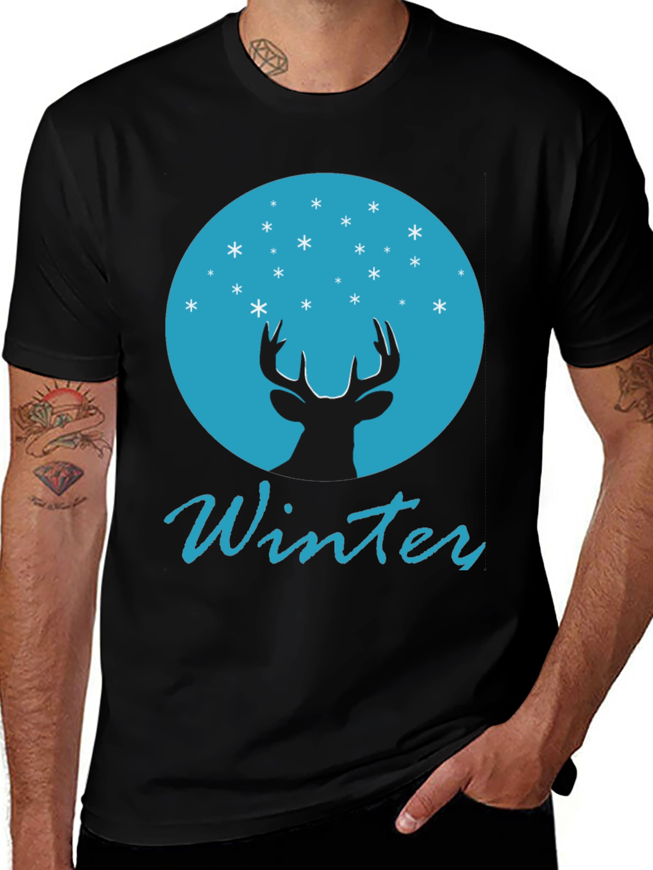 Winter Deer Graphic Tee