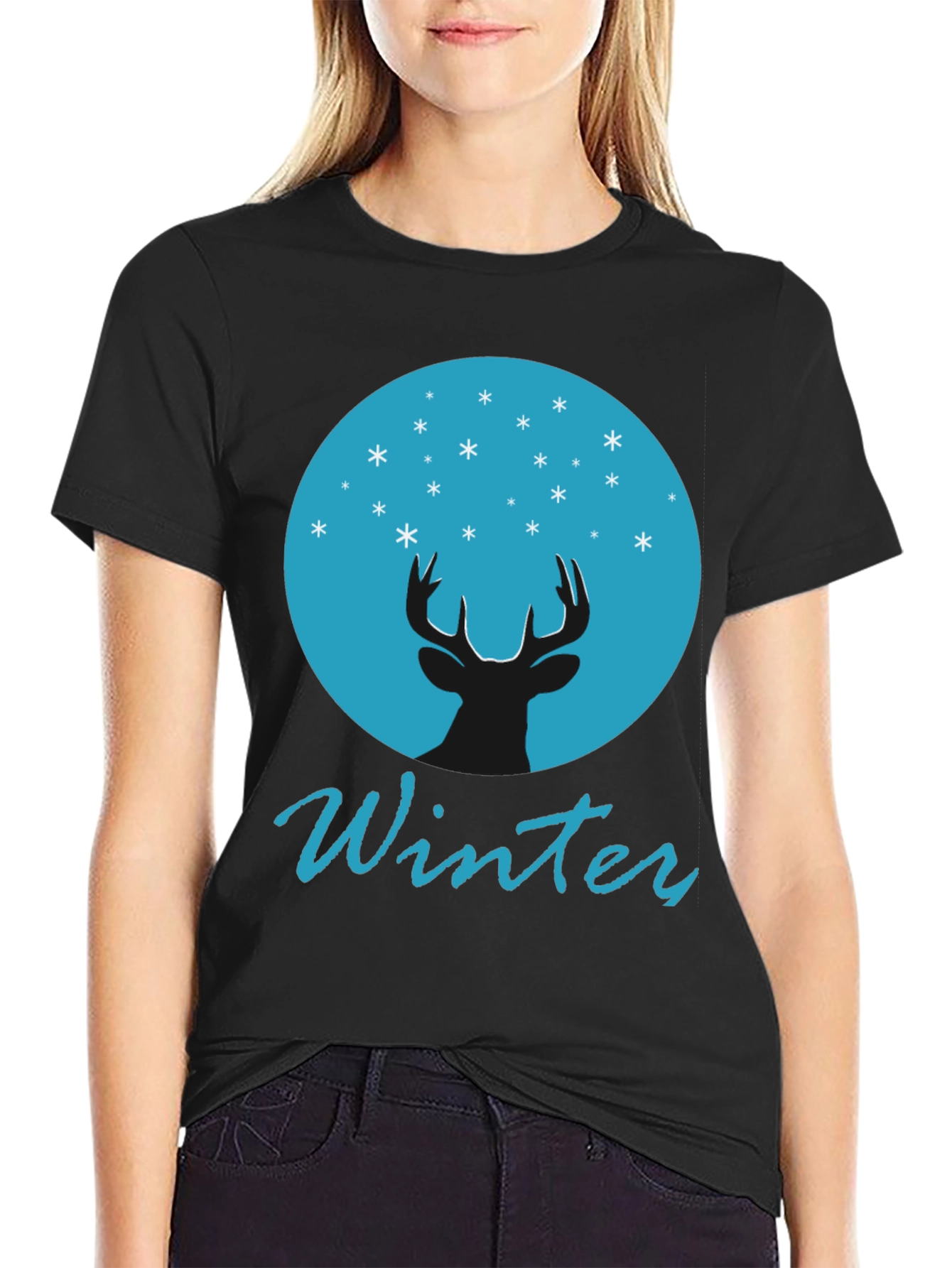Winter Deer Graphic Tee