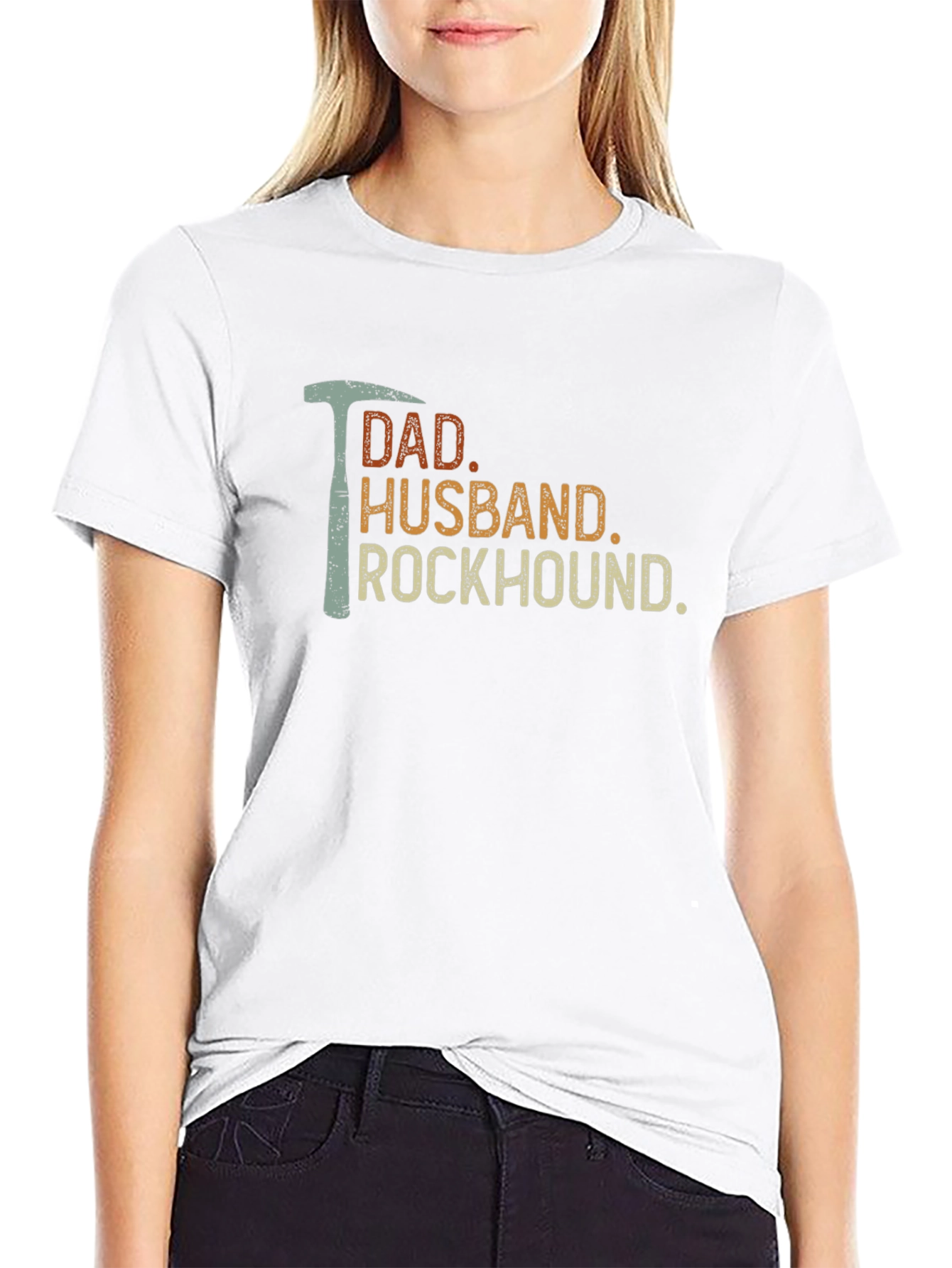 Dad Husband Rockhound T-Shirt