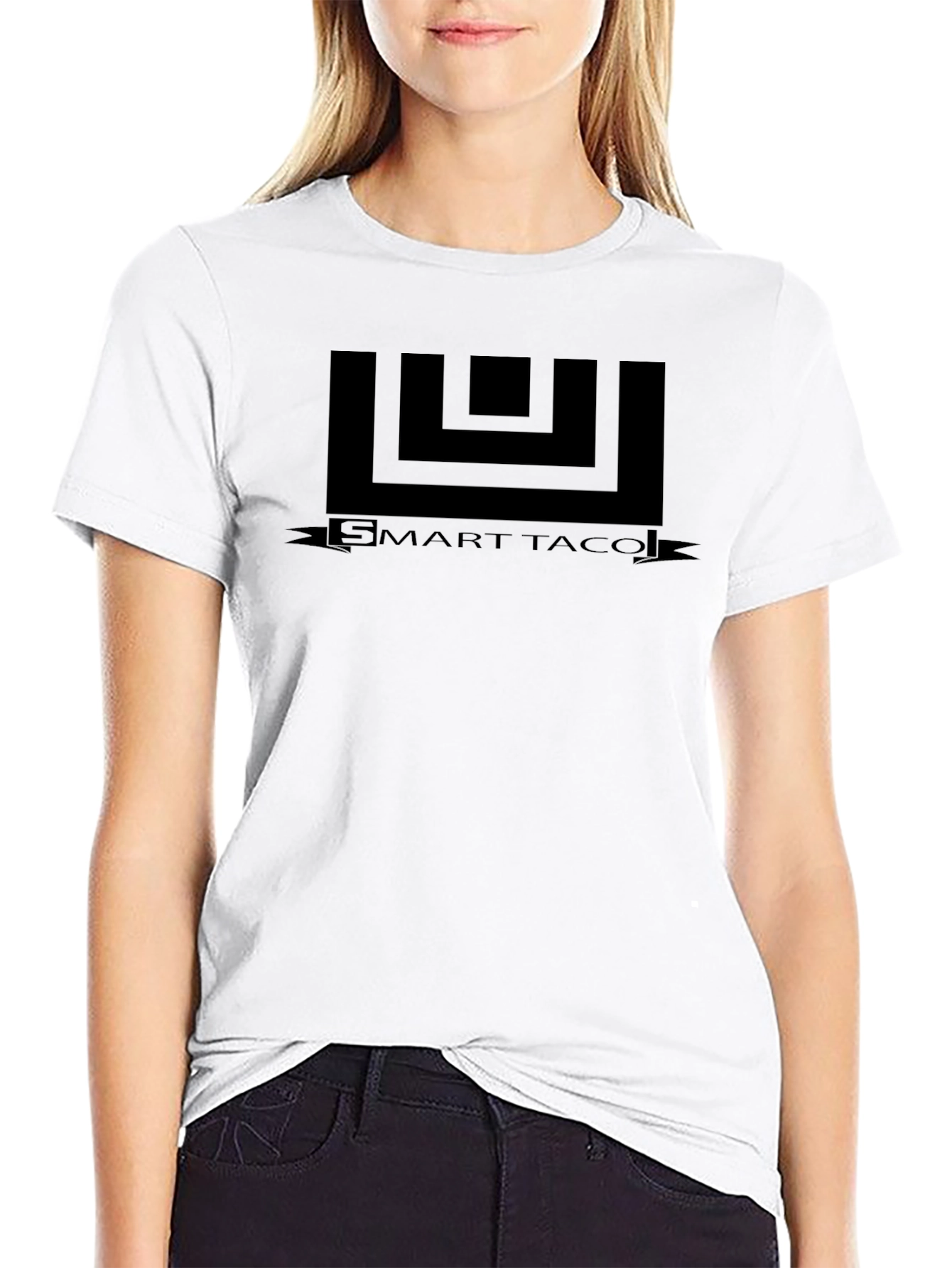 Smart Taco Graphic T-Shirt - Black Cotton Tee