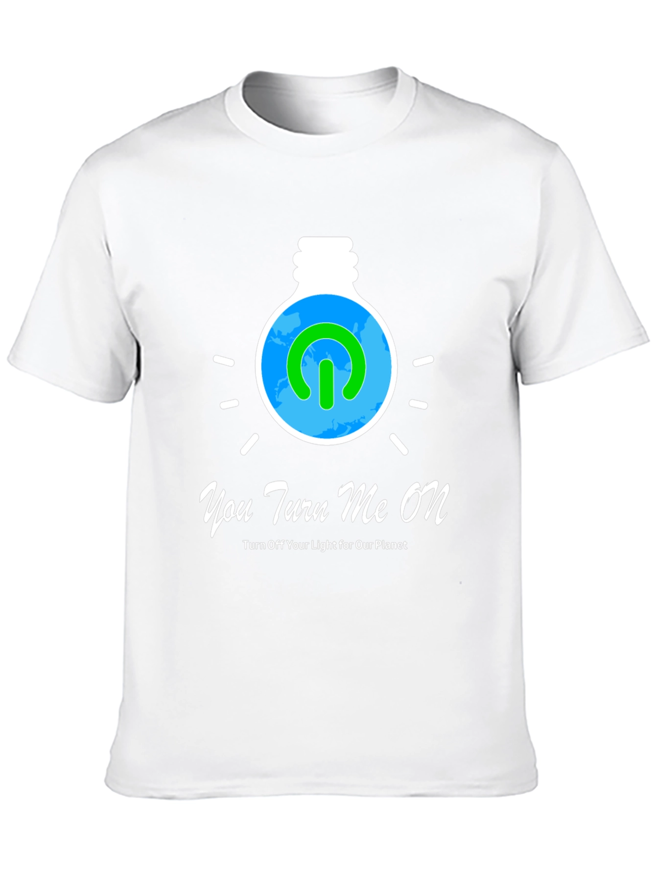 Eco-Friendly Turn Me On Graphic Tee