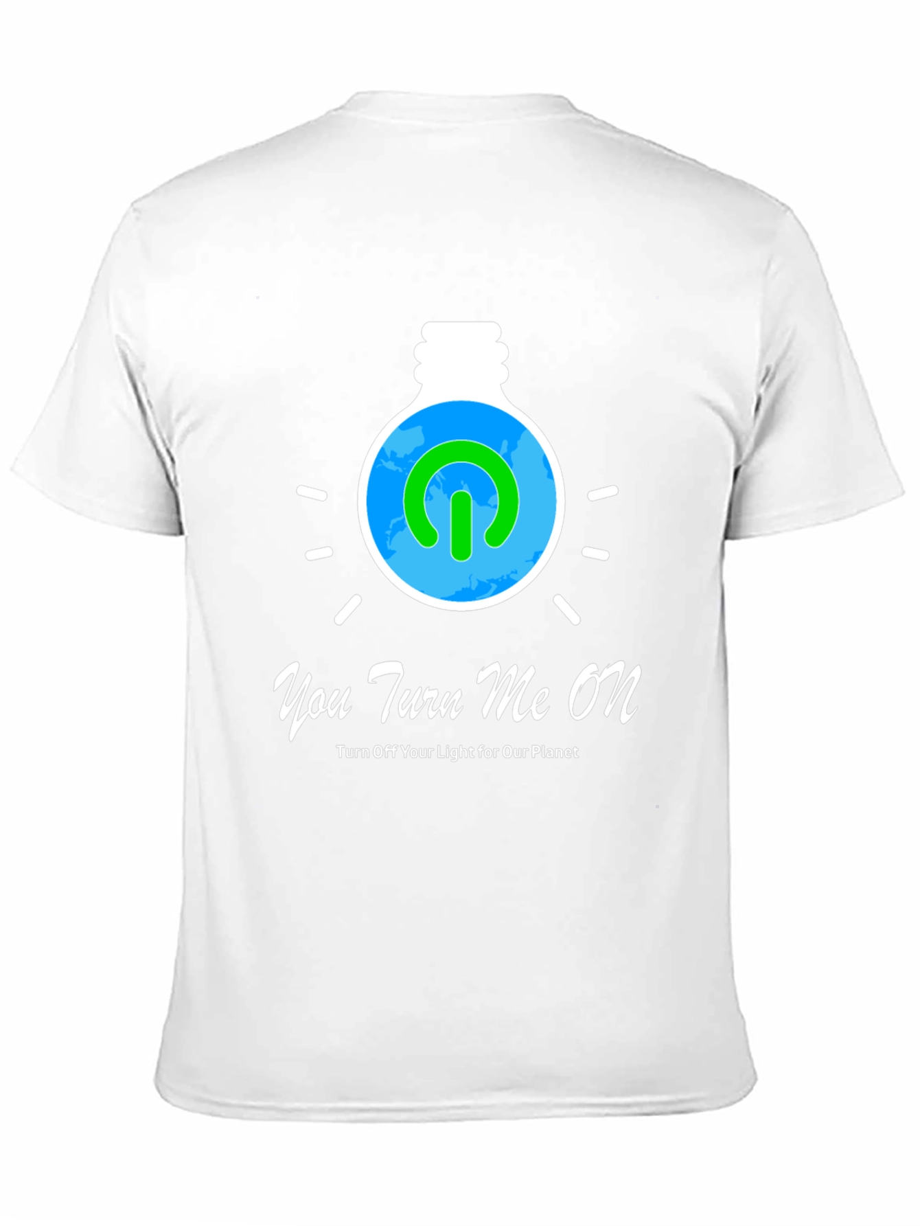 Eco-Friendly Turn Me On Graphic Tee