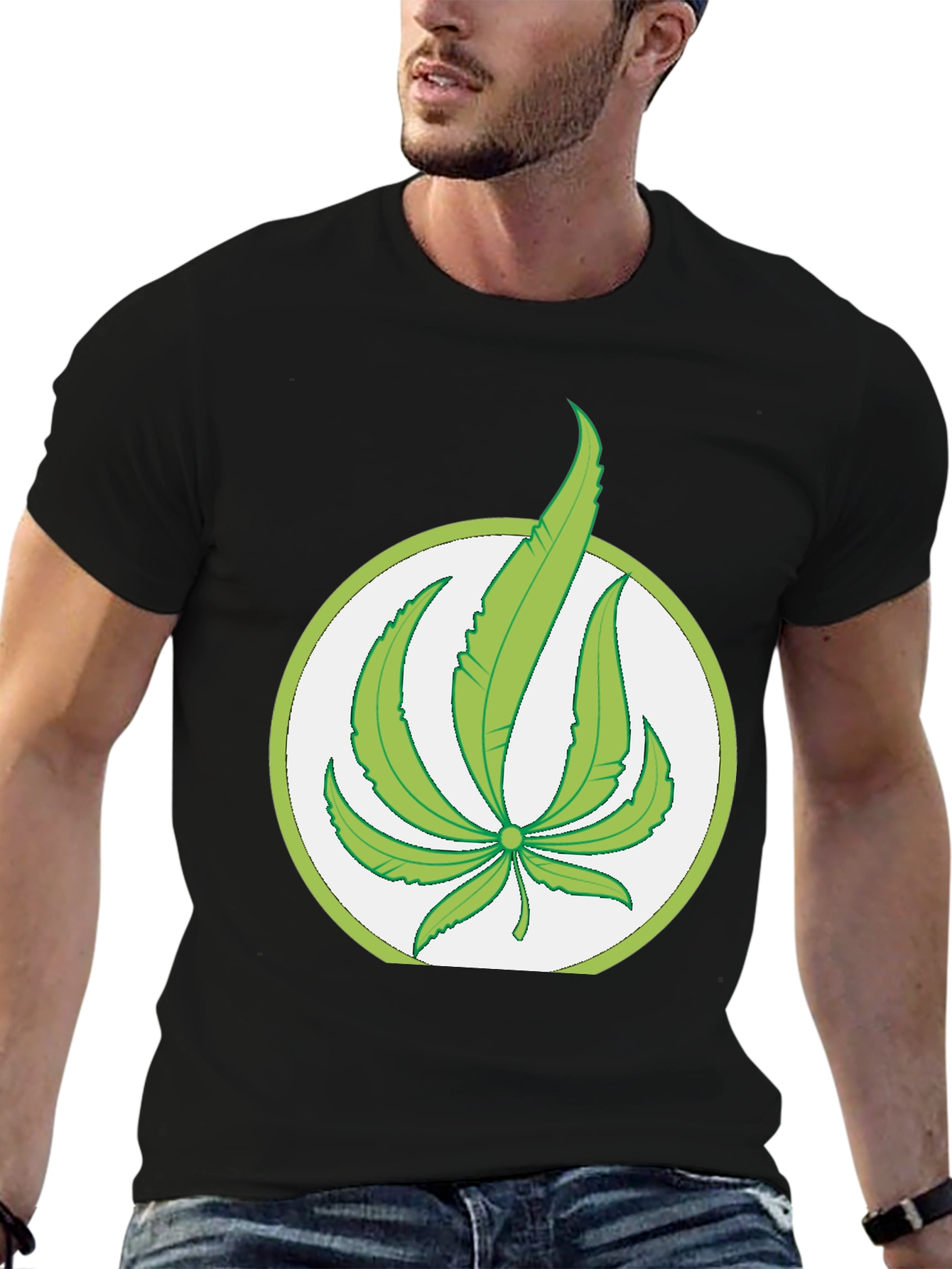 Cannabis Leaf Graphic Tee