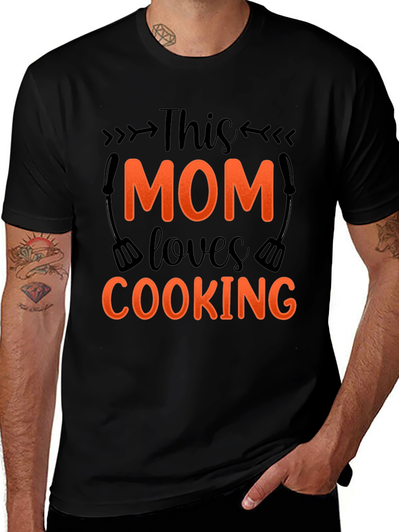 This Mom Loves Cooking - Graphic T-Shirt
