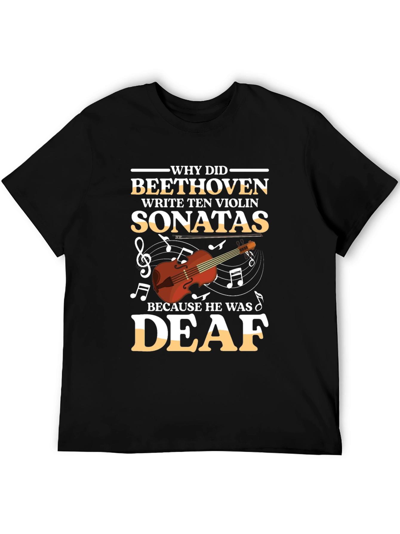Beethoven Deaf Violin Sonatas T-Shirt