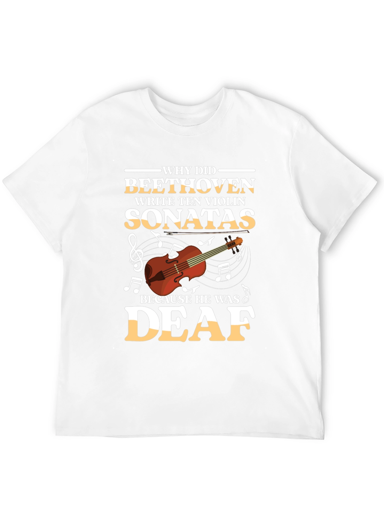 Beethoven Deaf Violin Sonatas T-Shirt