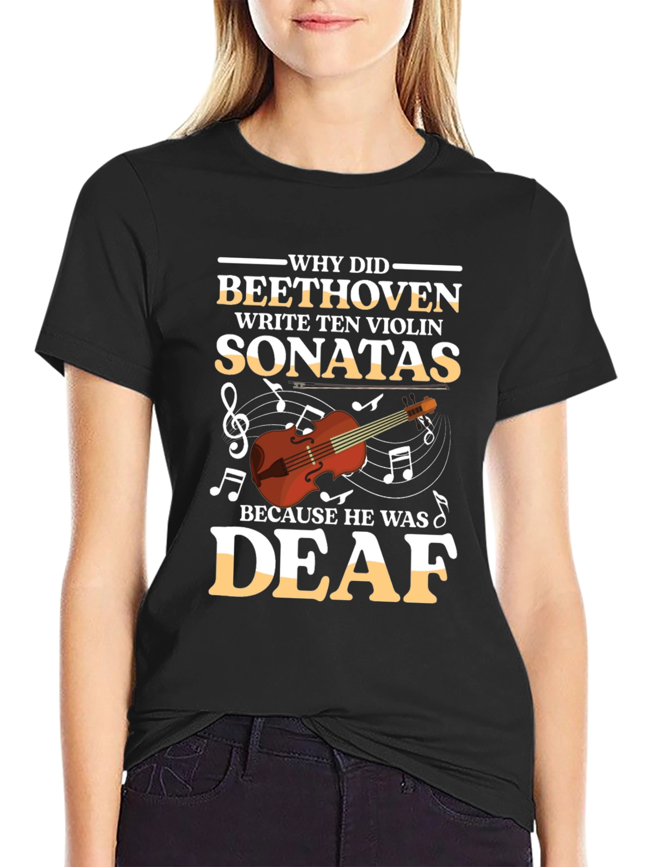 Beethoven Deaf Violin Sonatas T-Shirt