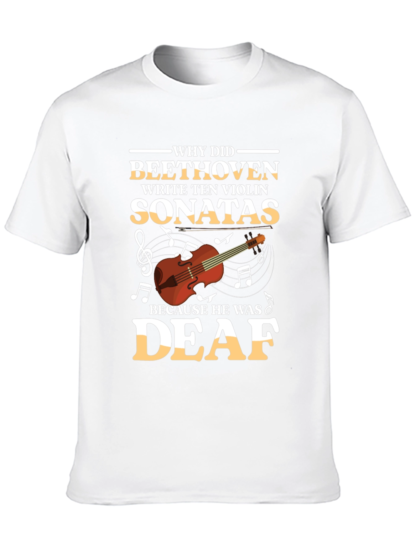 Beethoven Deaf Violin Sonatas T-Shirt