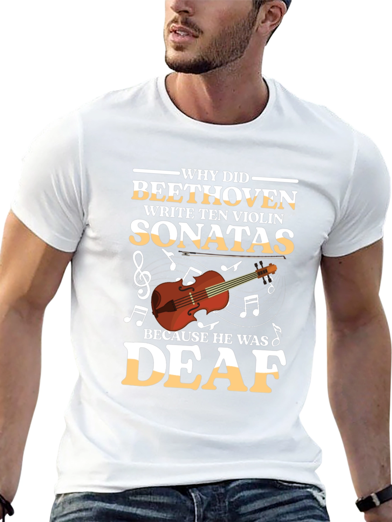 Beethoven Deaf Violin Sonatas T-Shirt