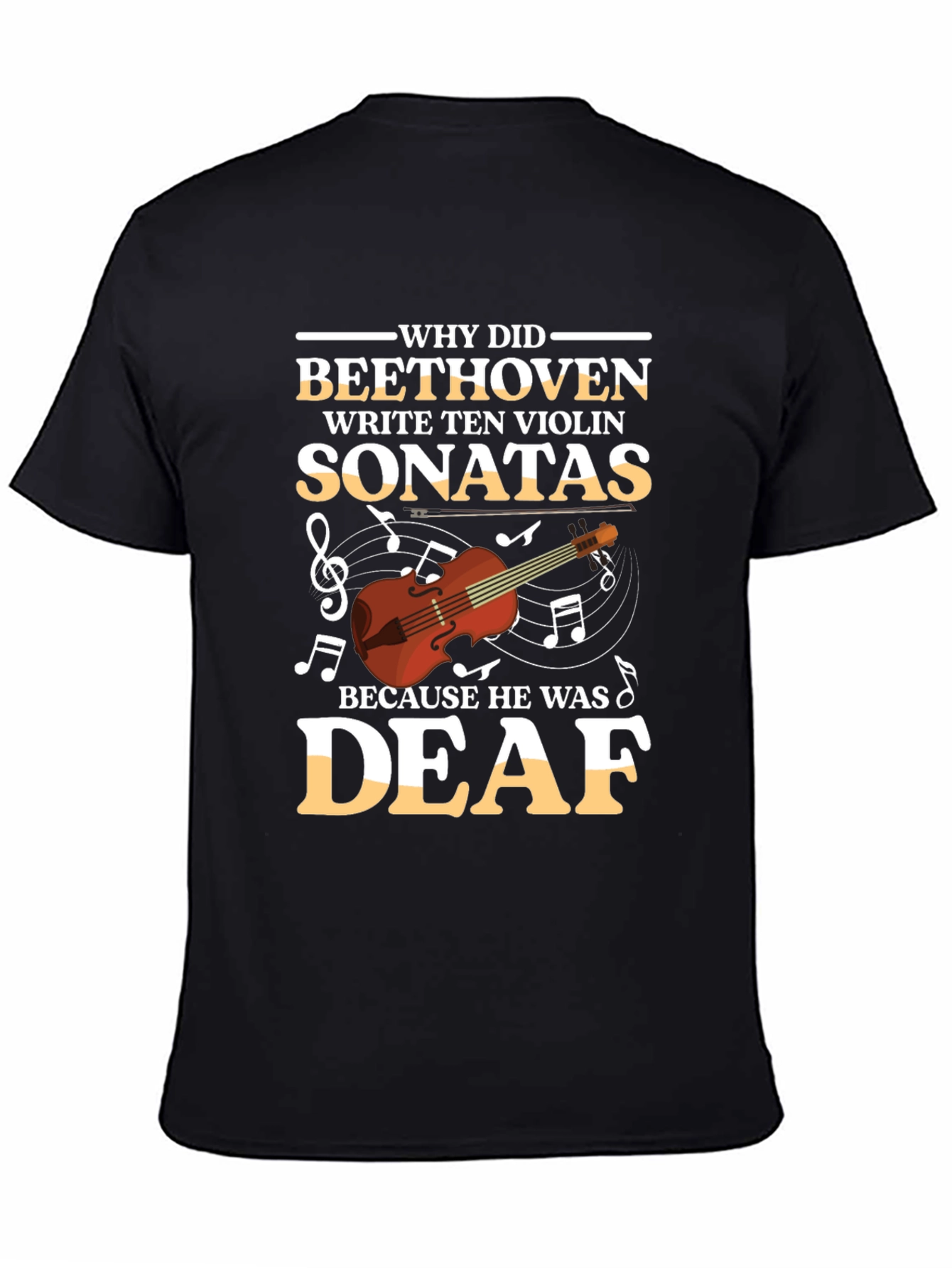 Beethoven Deaf Violin Sonatas T-Shirt