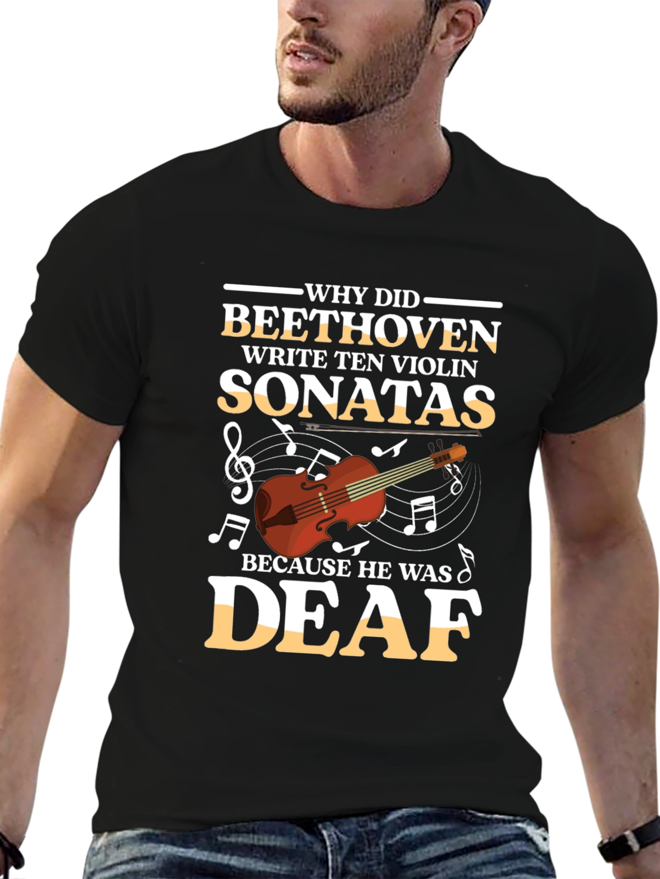 Beethoven Deaf Violin Sonatas T-Shirt