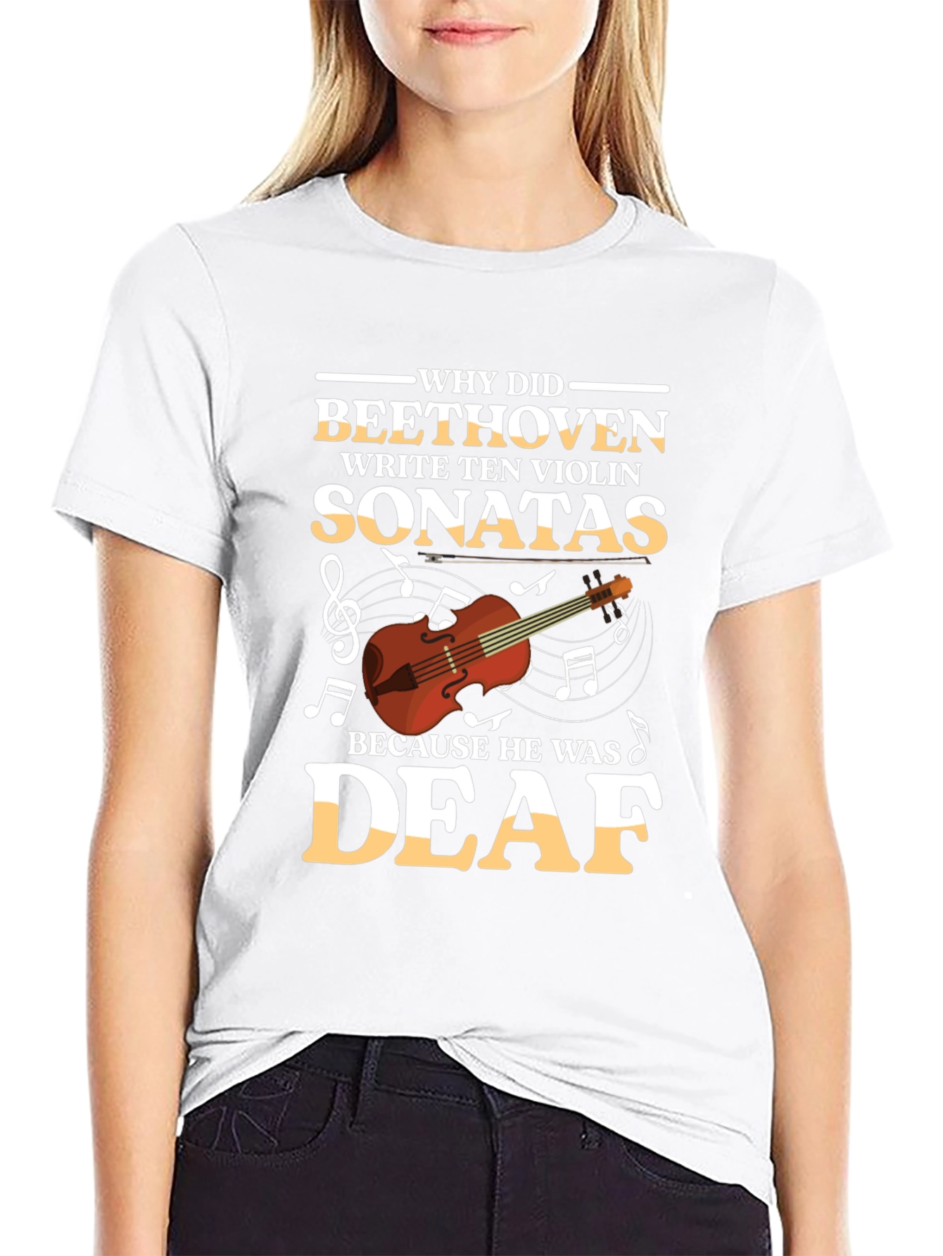 Beethoven Deaf Violin Sonatas T-Shirt