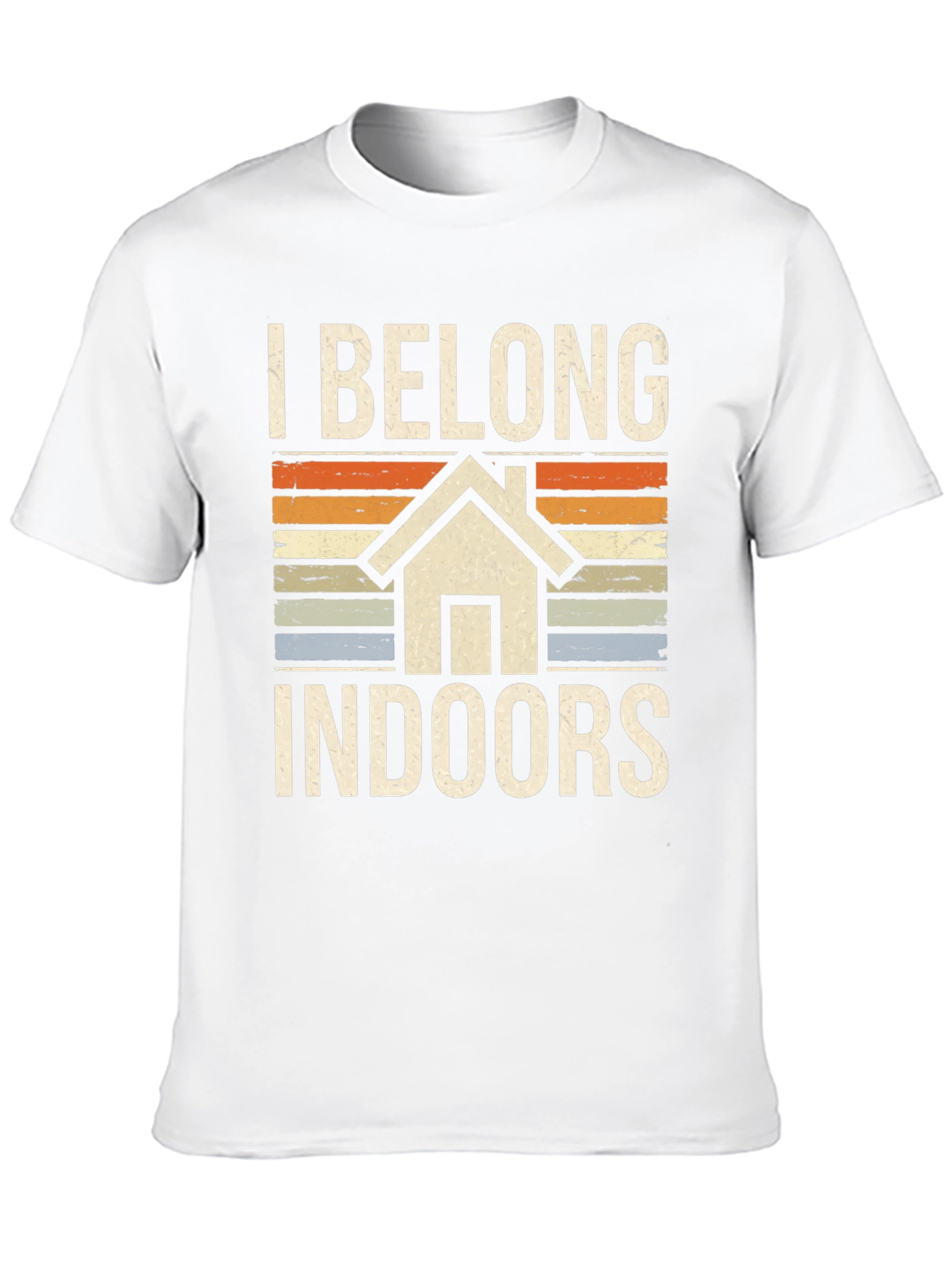I Belong Indoors Graphic T-Shirt