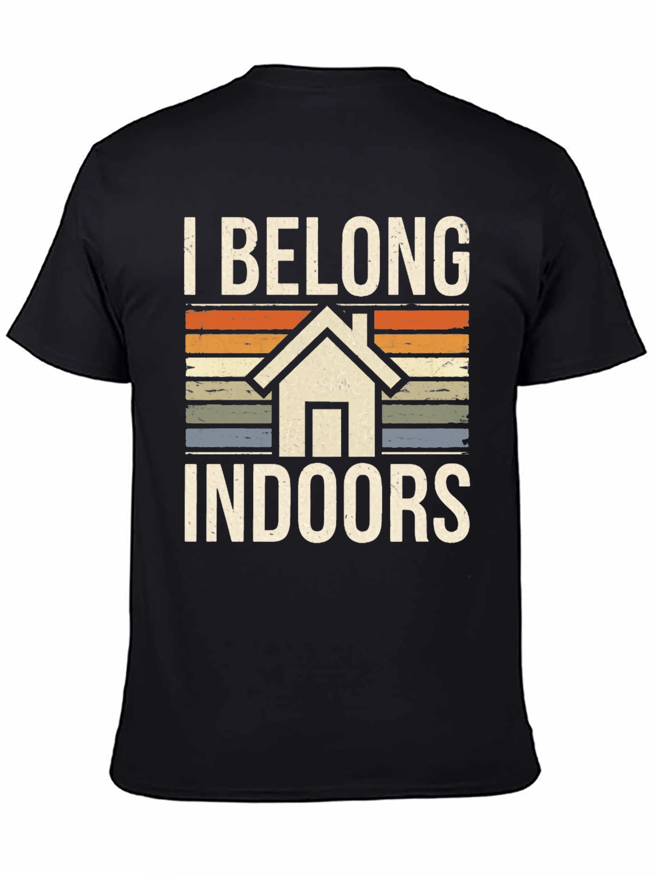 I Belong Indoors Graphic T-Shirt
